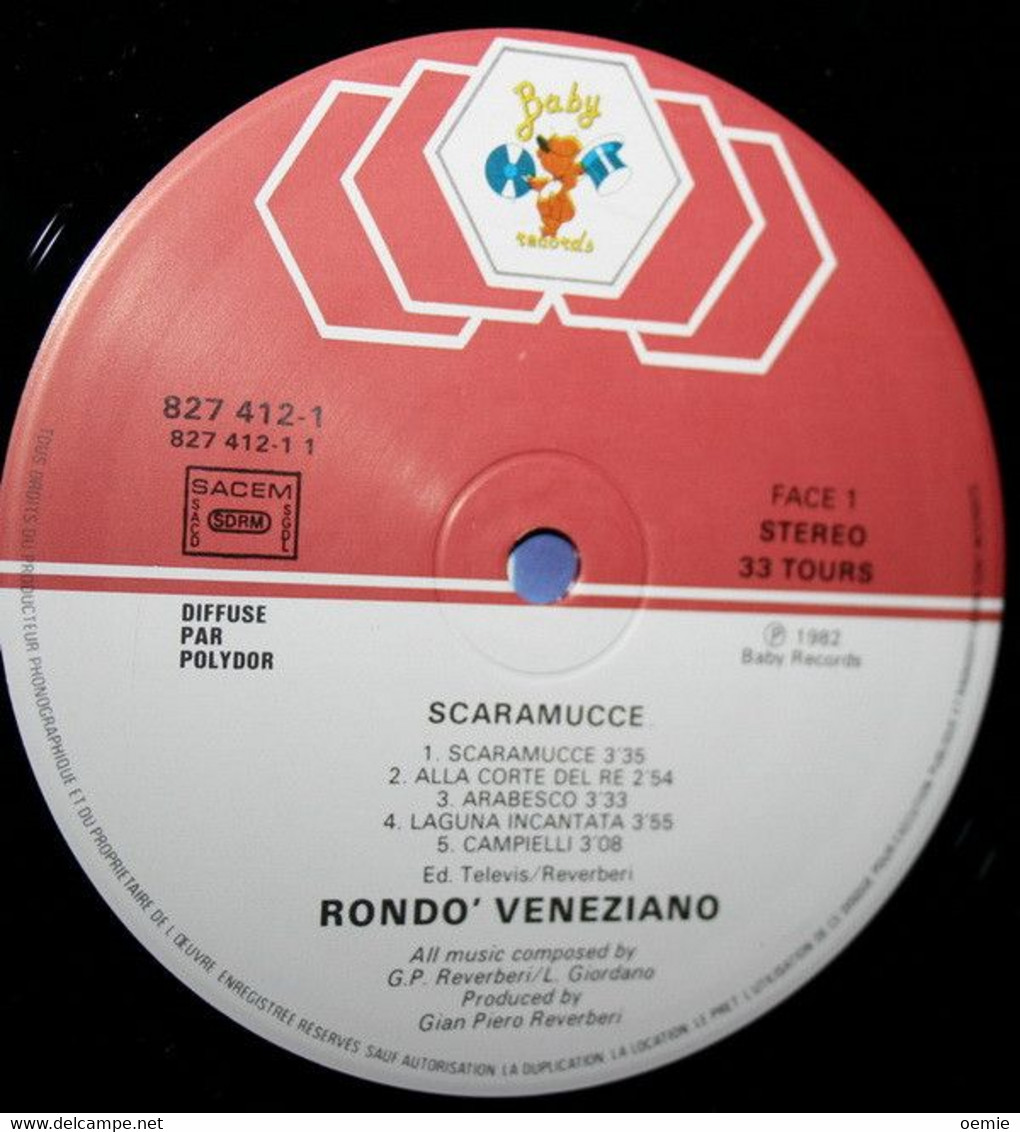 RONDO VENEZIANO   ° SCARAMUCCE - Sonstige - Italienische Musik