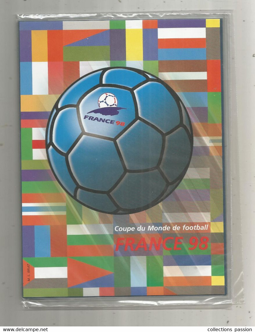 L'intégrale Des Timbres De La XVI E Coupe Du Monde De FOOTBALL 1998 , Neuf , Sous Emballage D'origine , Frais Fr 1.95 € - 1998 – France