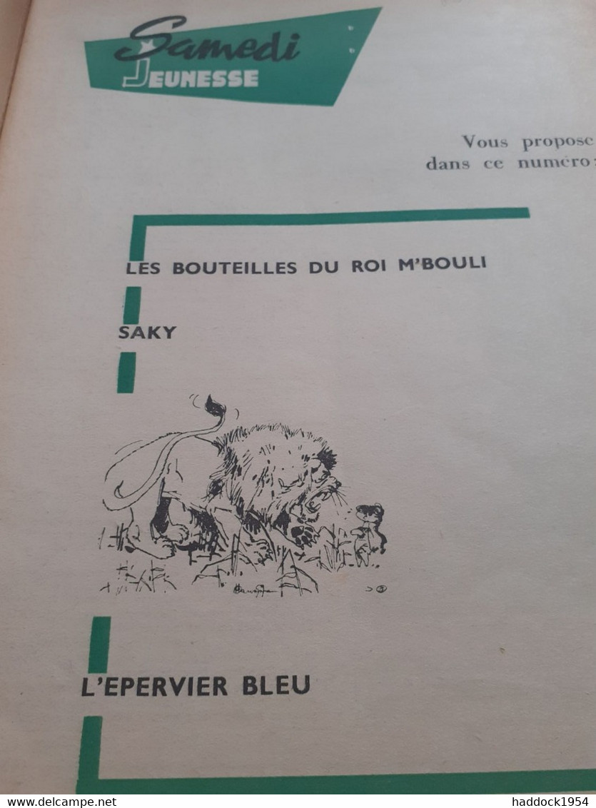 Les Bouteilles Du Roi M'BOULI Samedi Jeunesse N° 106 1966 - Samedi Jeunesse