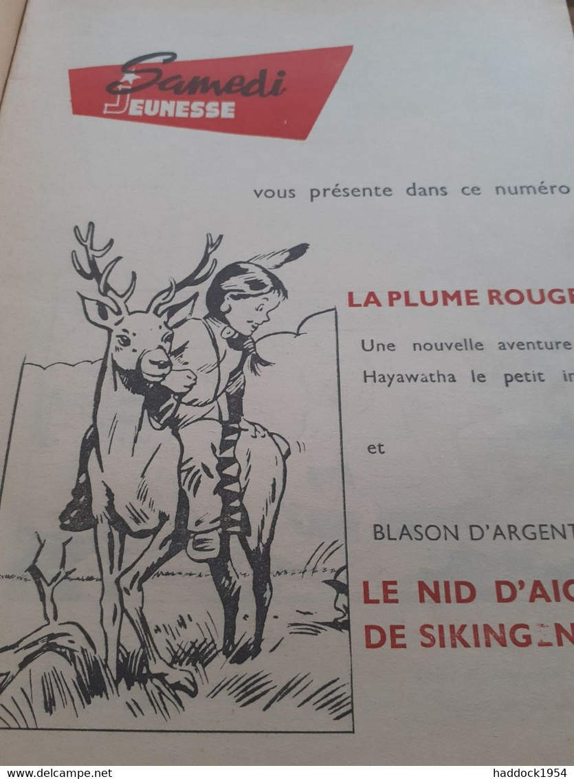 La Plume Rouge  Samedi Jeunesse N° 70 1963 - Samedi Jeunesse