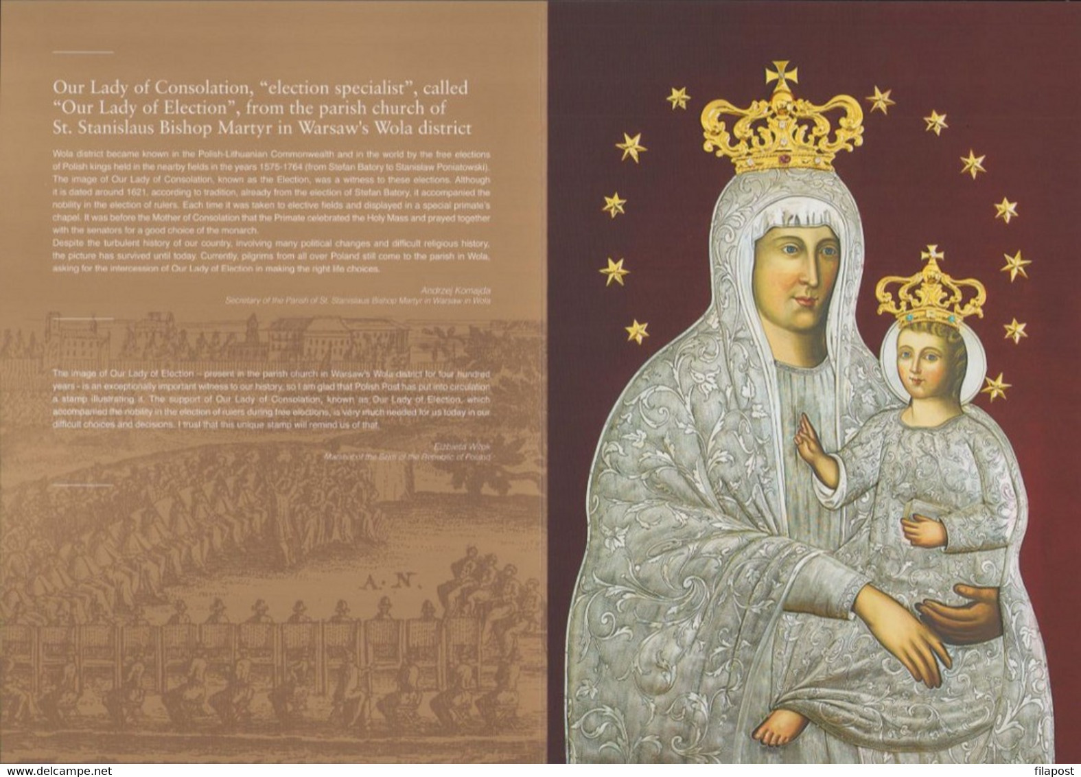 Poland 2021 Booklet / Our Lady Of The Election, Polish Kings Stefan Batory To Stanislaw August Poniatowski MNH** New!!! - Libretti