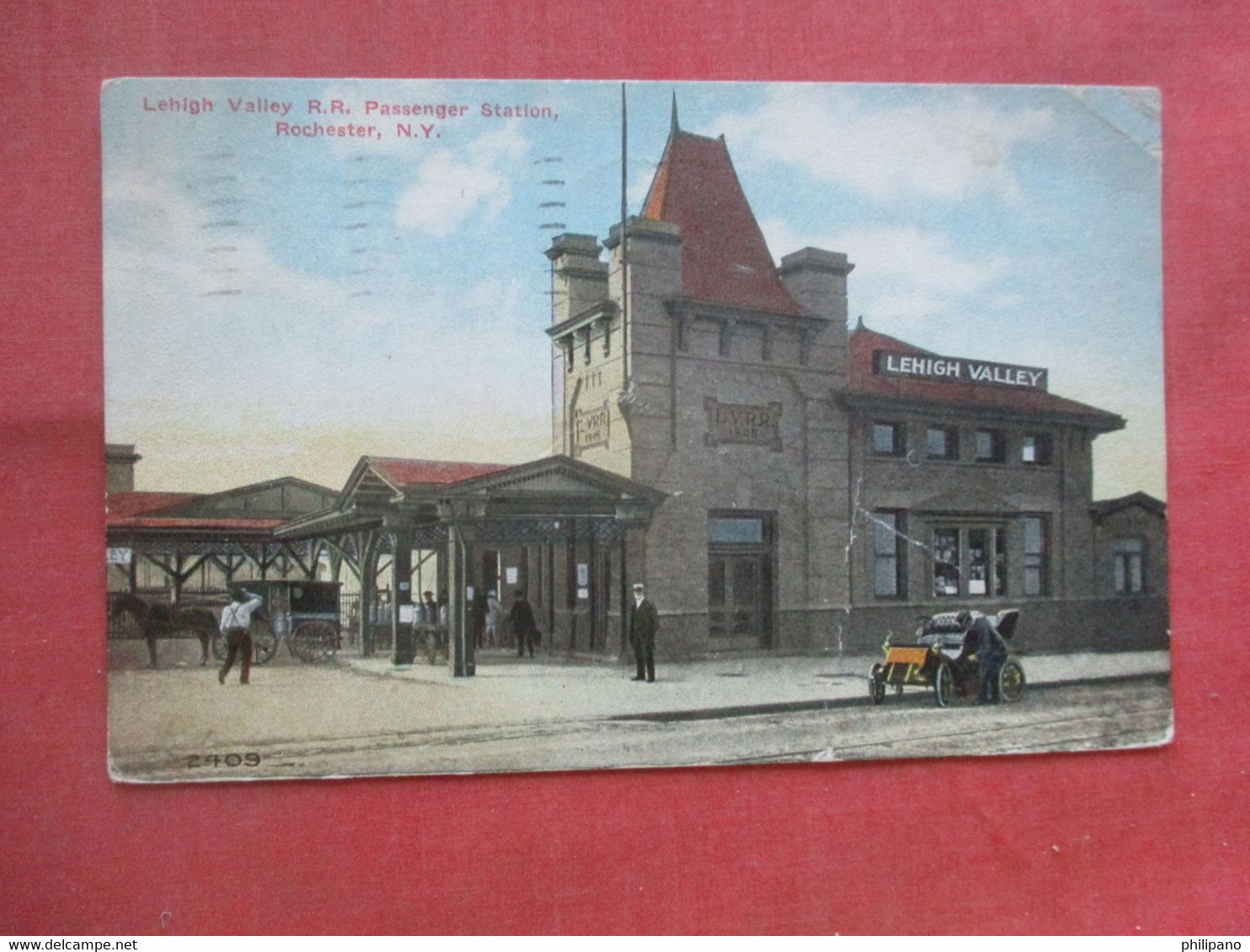 Lehigh Valley R.R. Station.    New York > Rochester     Ref 5673 - Rochester