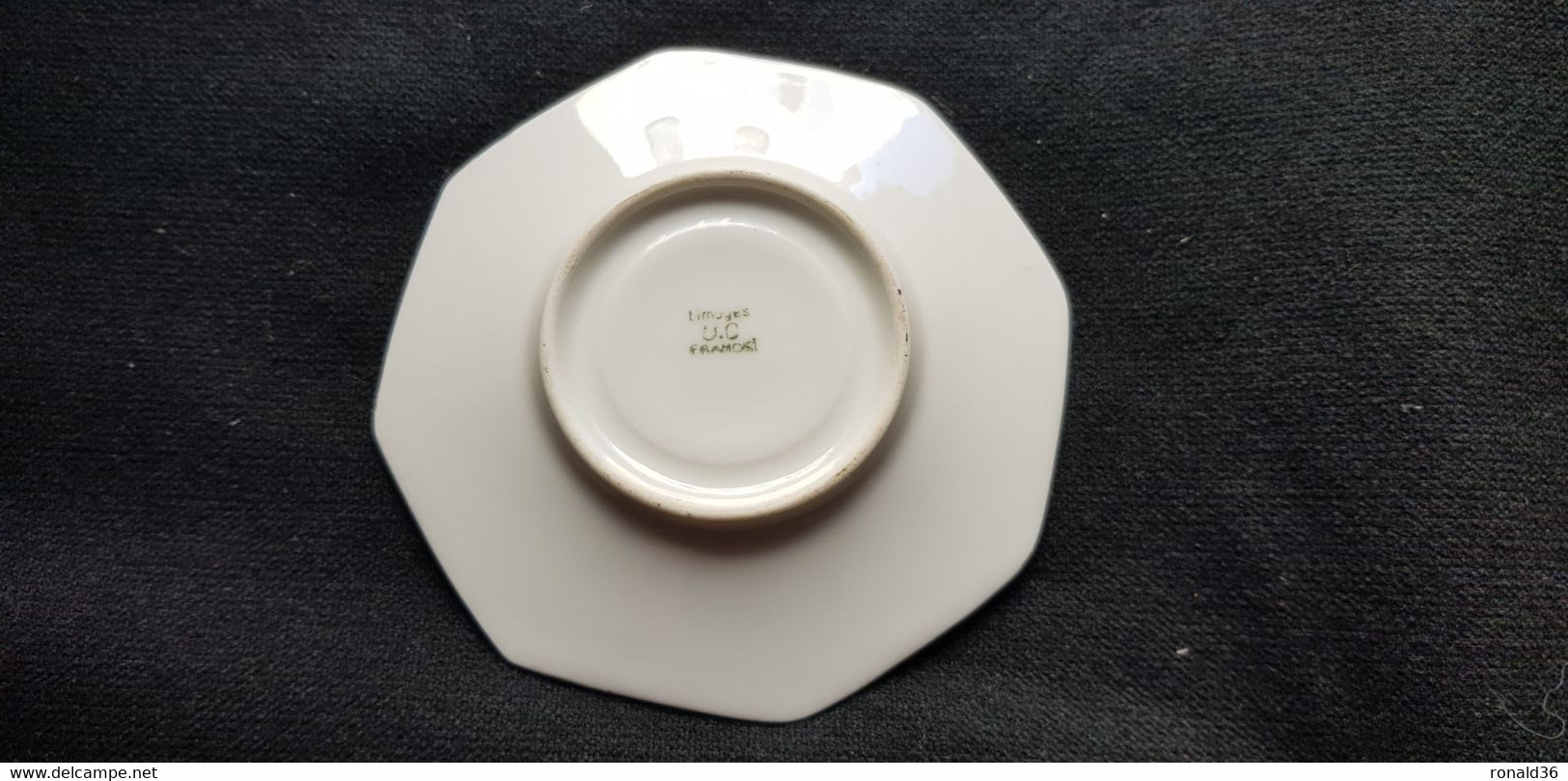 Porcelaine De LIMOGES 87 U C  Assiette  LA PORTE  Rue DE CHAMPAGNE 36 LEVROUX Indre  Berry - Limoges (FRA)