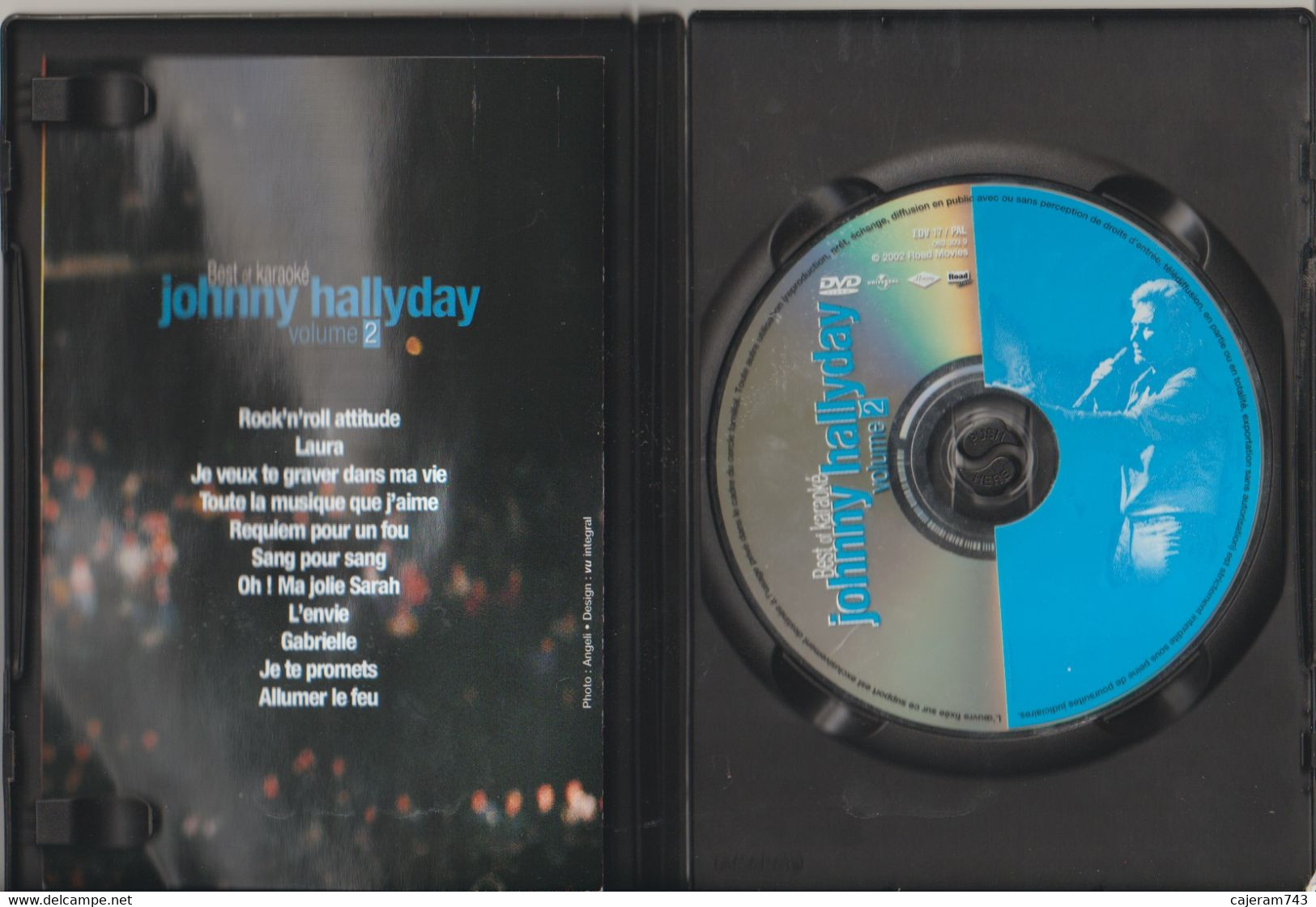 DVD. Johnny HALLYDAY - Best Of Karaoké - Volume 2 - 11 Titres - - Konzerte & Musik