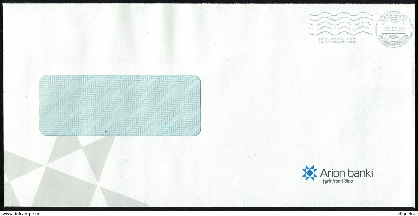 Islande EMA Empreinte Postmark Enveloppe Arion Banki - Frankeervignetten (Frama)