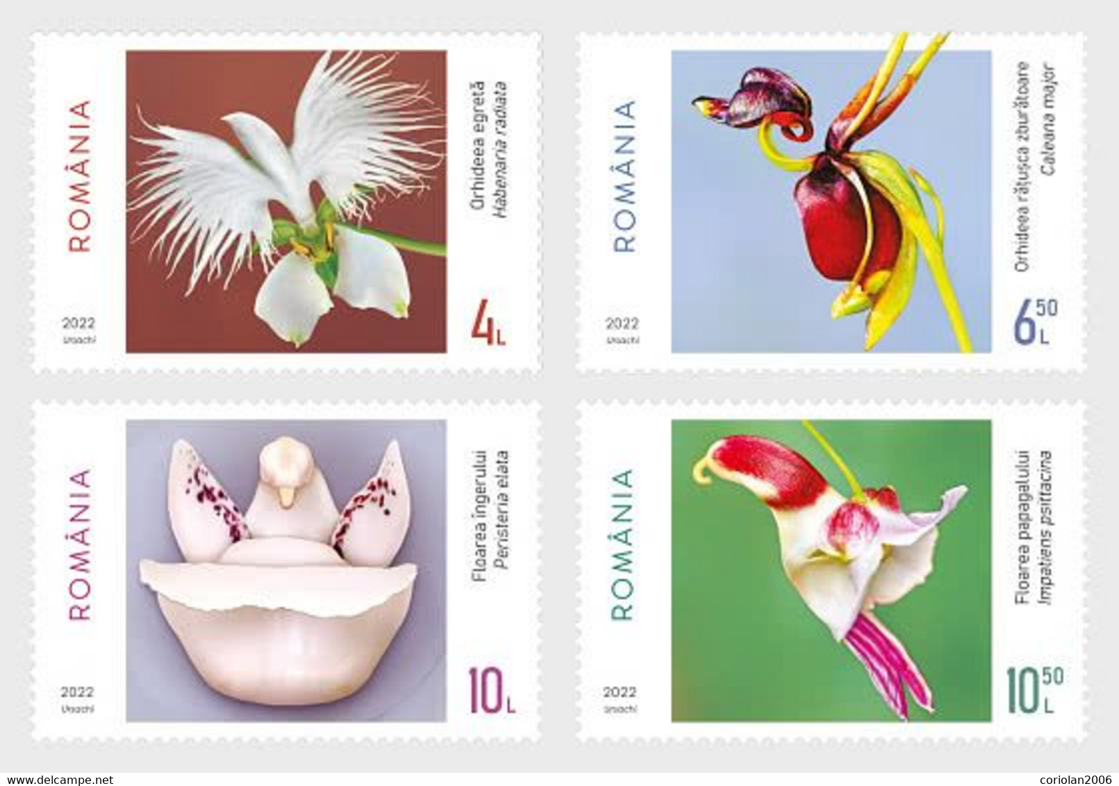 Romania 2022 / Fantasiesof The Flora / Set 4 Stamps - Neufs