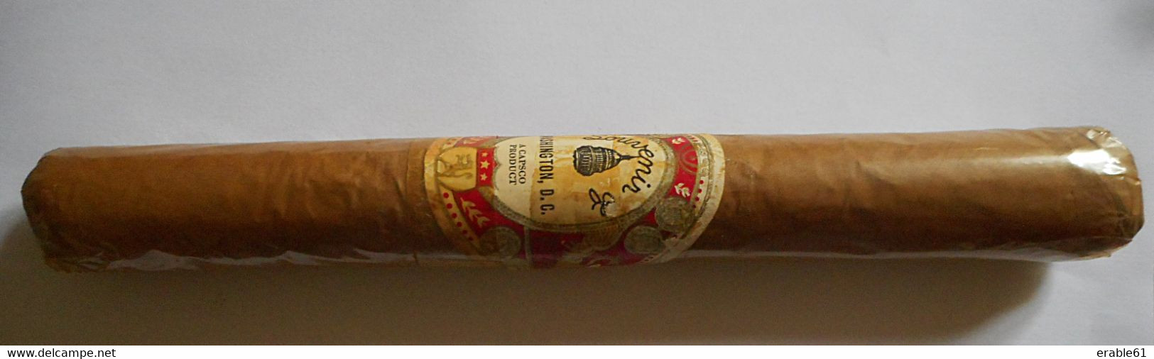 VERITABLE CIGARE DE COLLECTION SOUVENIR DE WASHINGTON A CAPSCO PRODUCT - Sonstige & Ohne Zuordnung