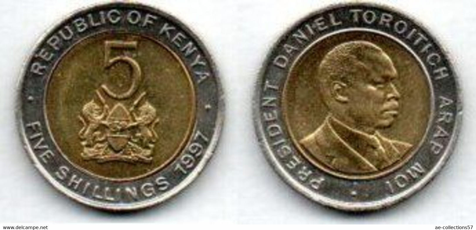 Kenya 5 Shillings 1997 SUP - Kenya