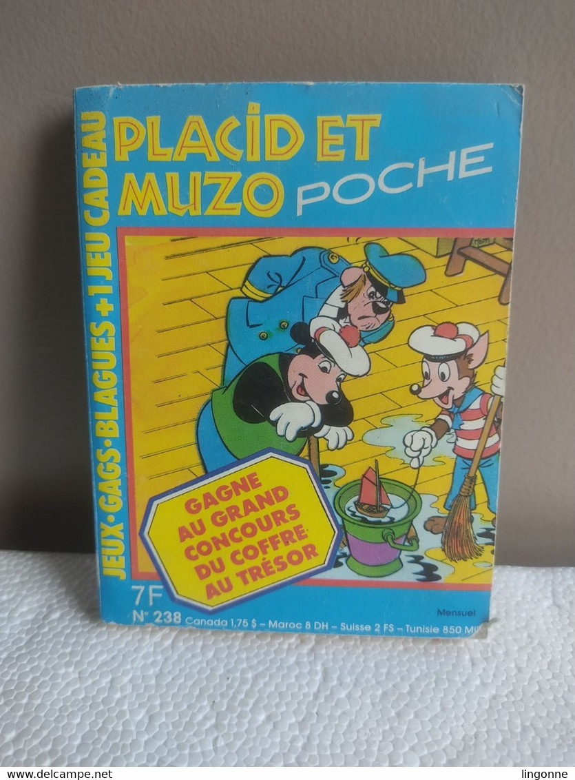 PLACID Et MUZO Poche N°238  Poids : 78 Grammes - Pif - Autres