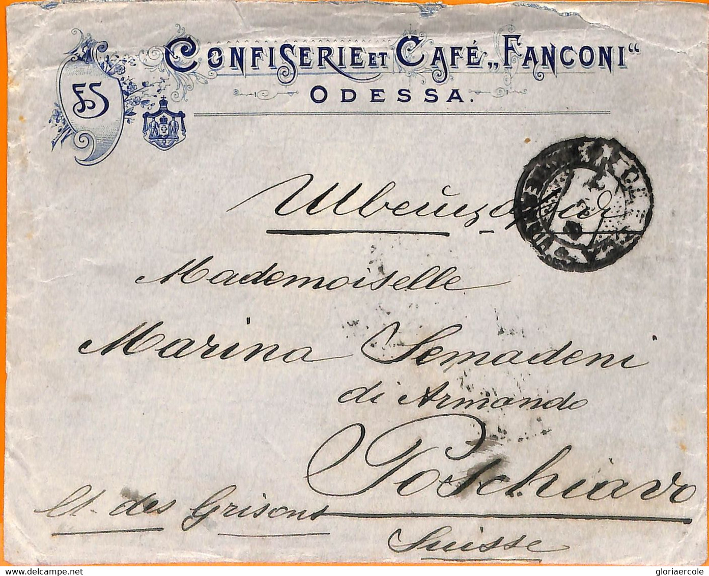 99612 - RUSSIA - Postal History -  COVER From ODESSA To SWITZERLAND  1907 - Brieven En Documenten