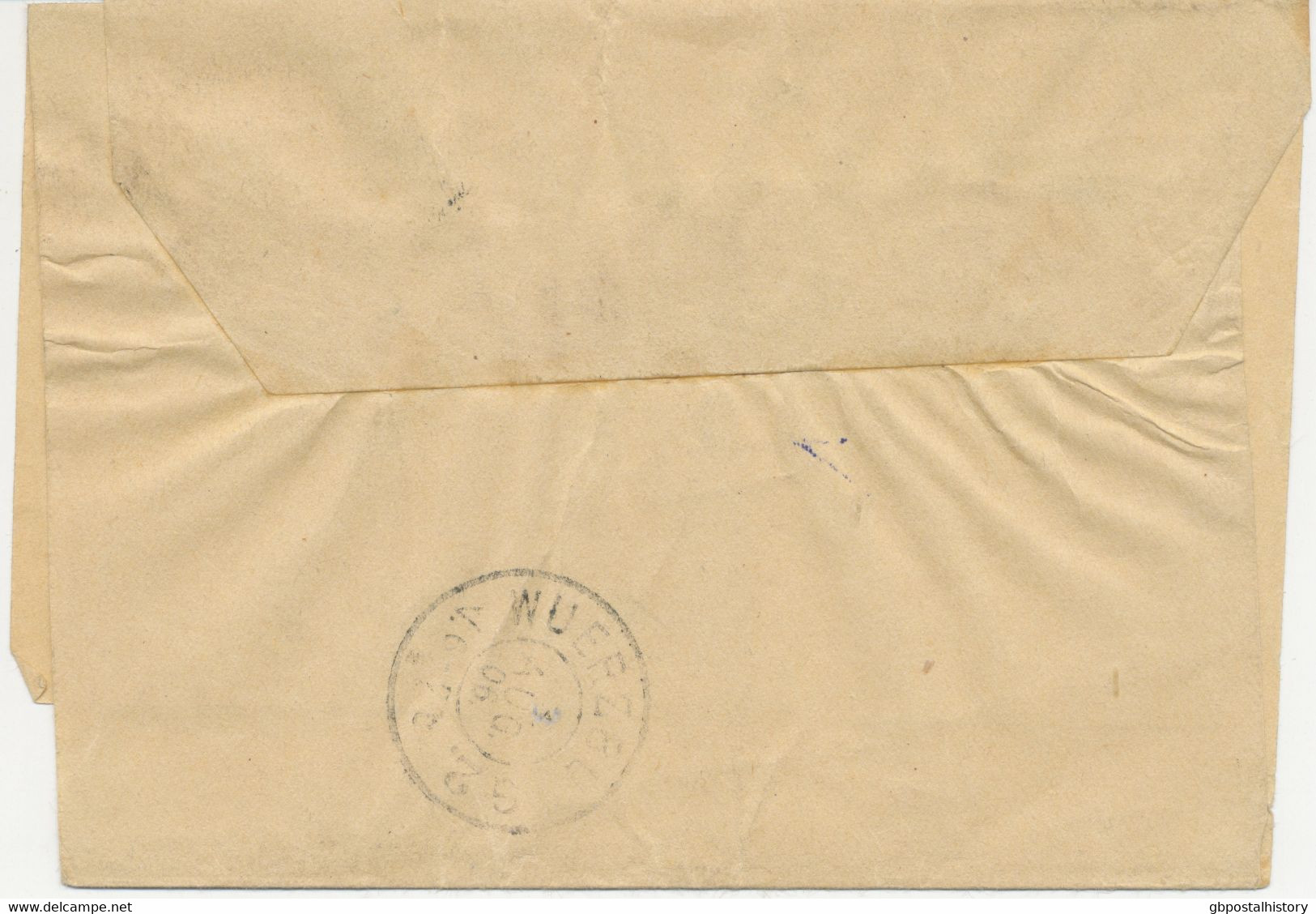 GB NPB Newspaper Branch Dibden Type 27 „V / NPB“ (LONDON) Superb Scarce Postmark (Fig. 51 Curt N. Fernau) On Superb EVII - Covers & Documents