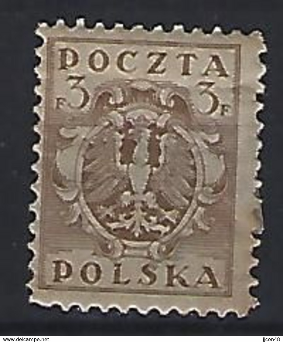 Poland 1919-20  Provisional Government  3f (*) MM  Mi.101 - Ungebraucht