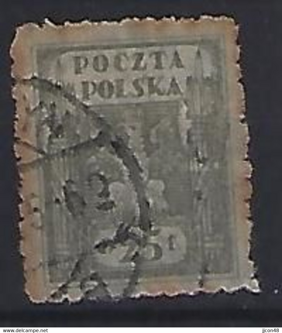 Poland 1919-20  Provisional Government  25f (o) Mi.106 - Usados