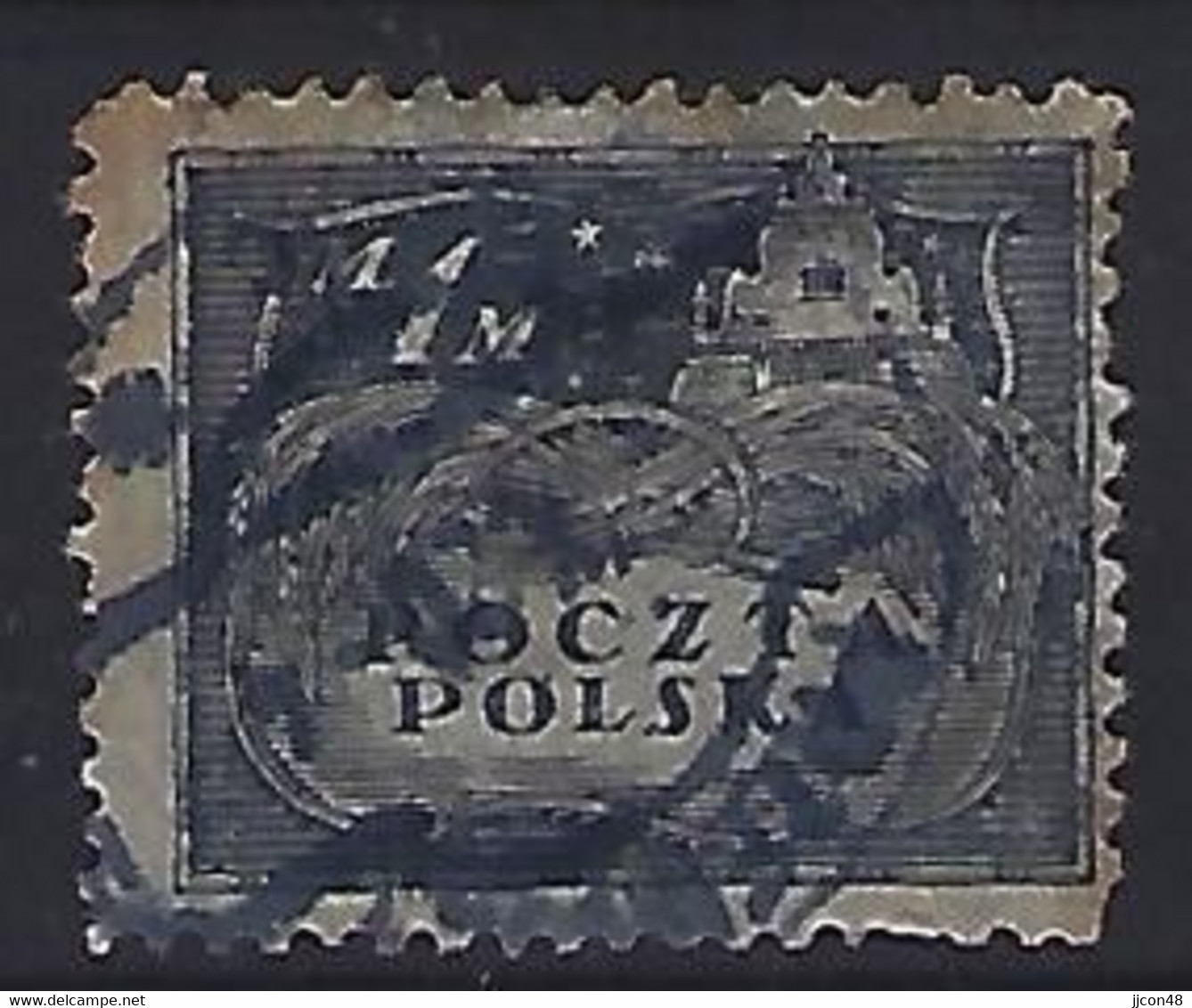 Poland 1919-20  Provisional Government  1m (o) Mi.109 - Oblitérés