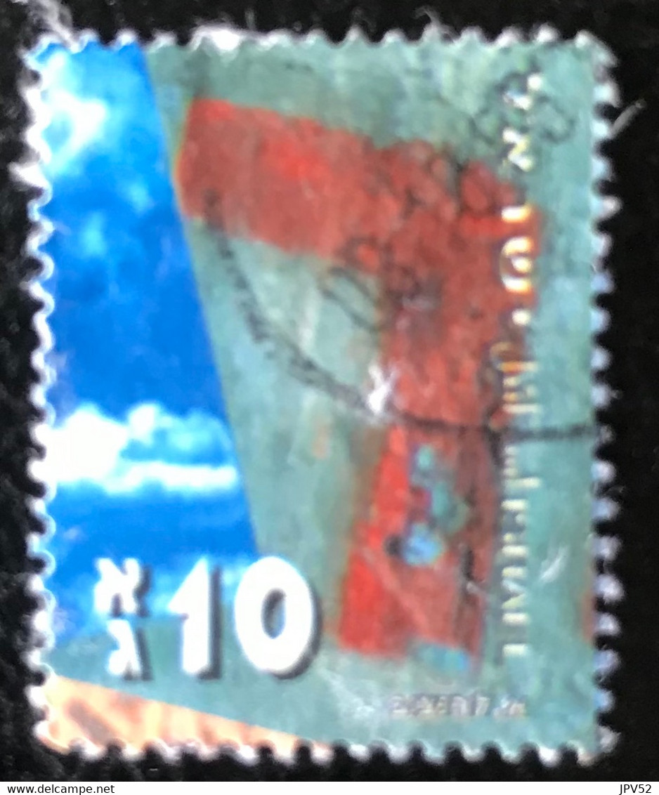 Israël - Israel - C9/53 - (°)used - 2001 - Michel 1593 - Het Hebreeuwse Alfabet - Used Stamps (without Tabs)