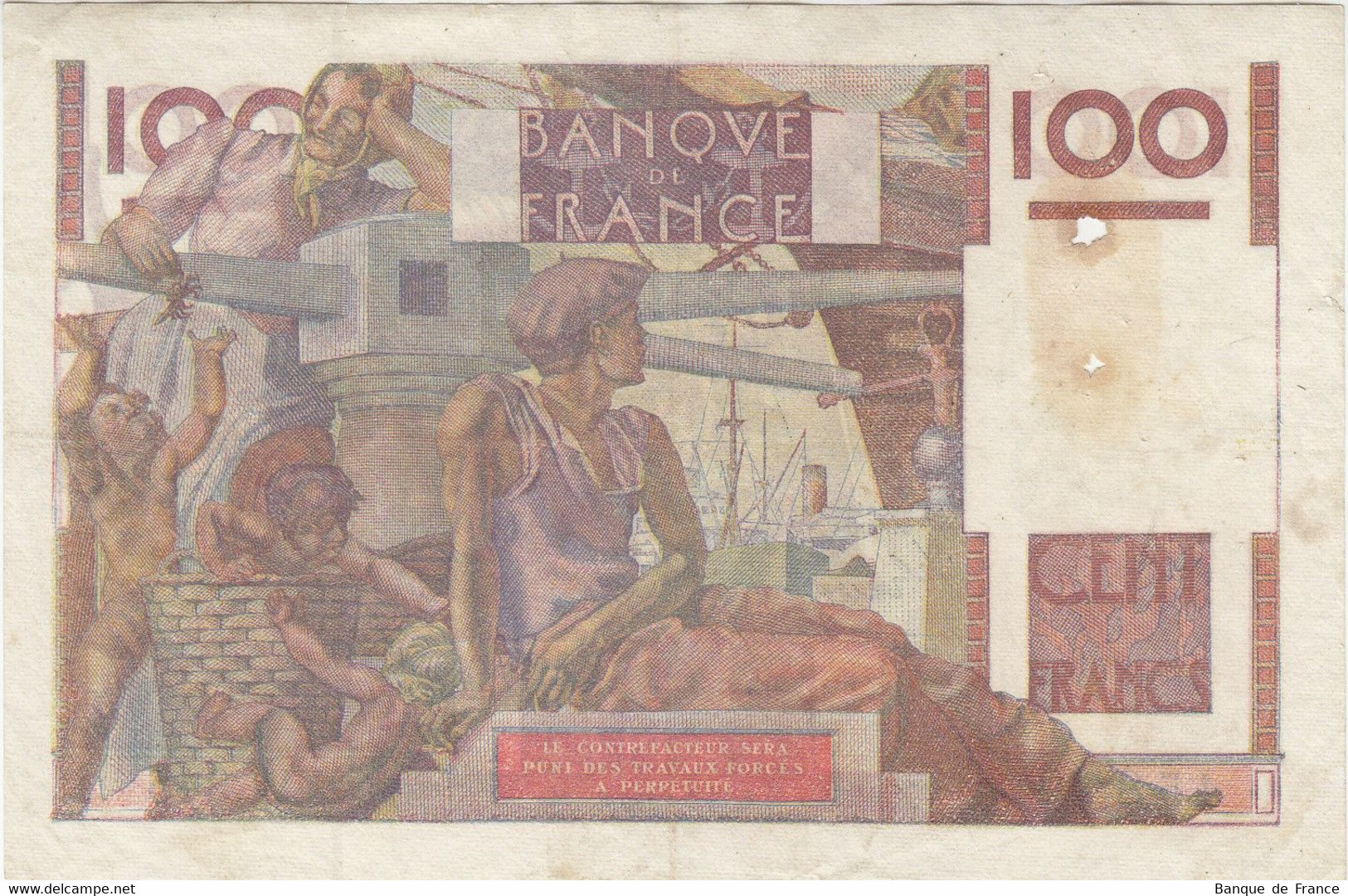 Billet 100 F Jeune Paysan Du 19-5-1949 FAY 28.24 Alph. W.345 - 100 F 1945-1954 ''Jeune Paysan''