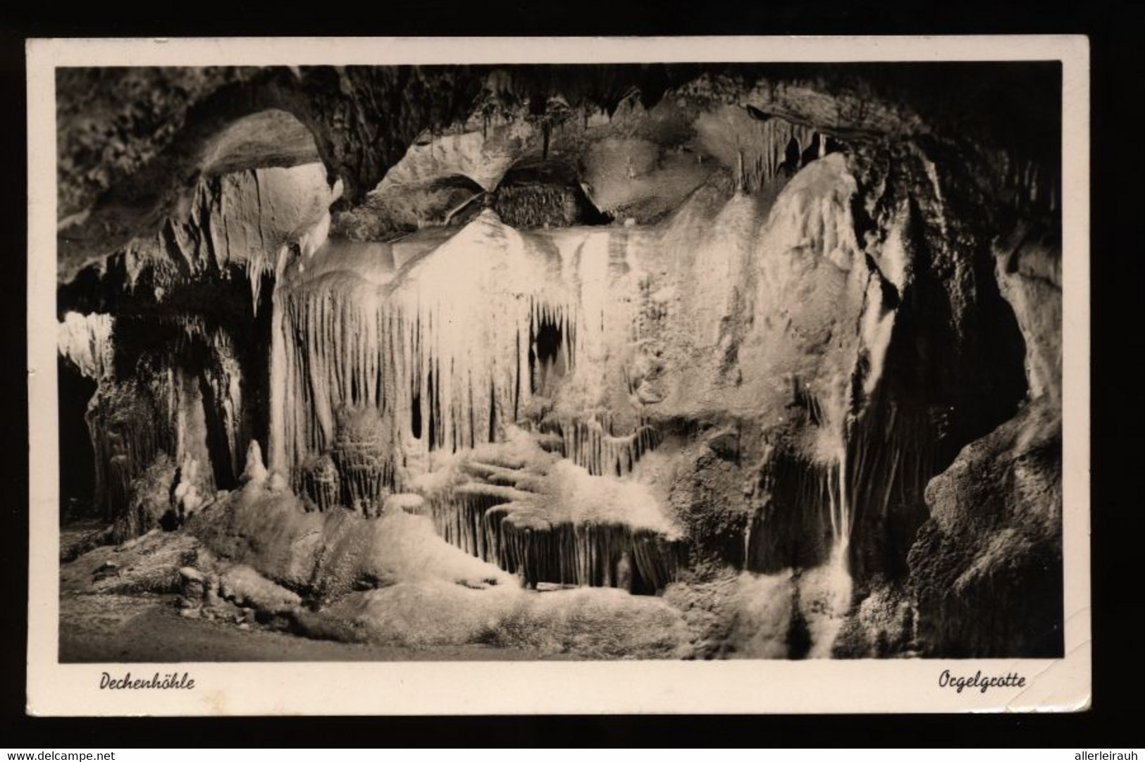 Dechenhöhle / Orgelgrotte / Iserlohn - Gelaufen 1952 - Notopfer - Iserlohn