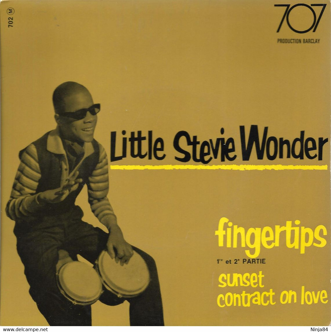 EP 45 RPM (7) Little Stevie Wonder  "  Fingertips  " - Soul - R&B