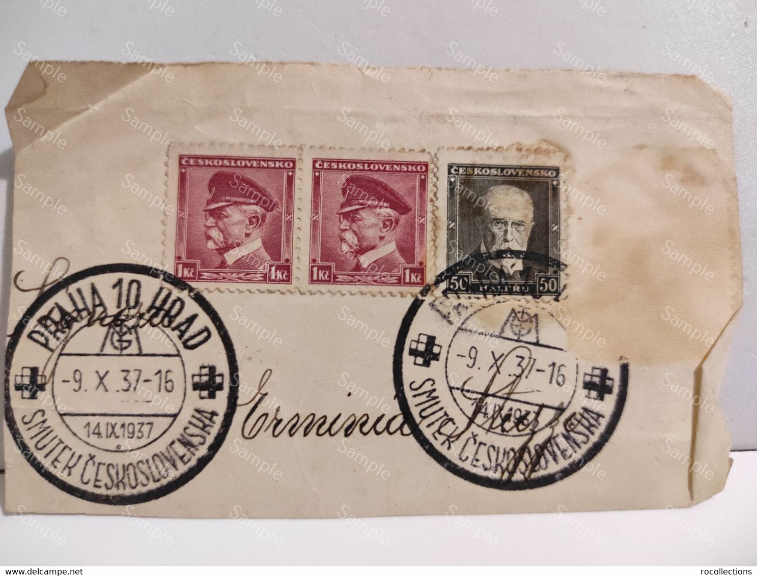 Praha Czech Republic 3x Postage Stamps To Identify 1937 - Autres & Non Classés