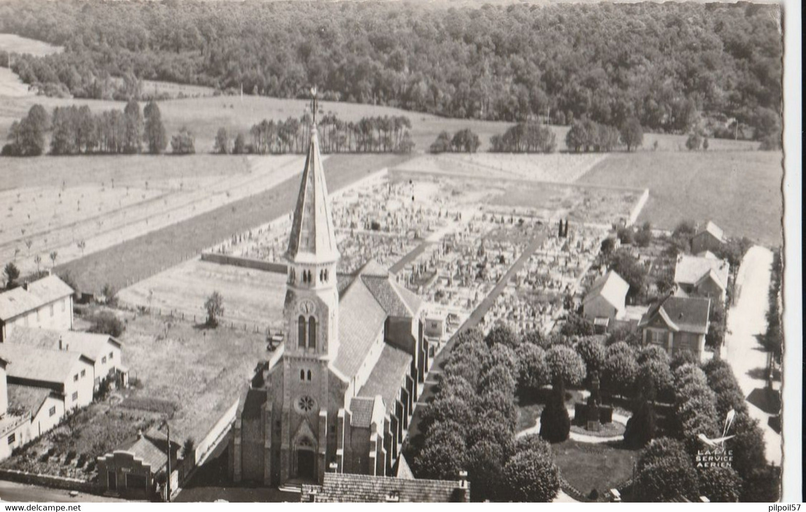 90 - VALDOIE - L'Eglise - Série En Avion Au Dessus De .. (9x13) - Valdoie