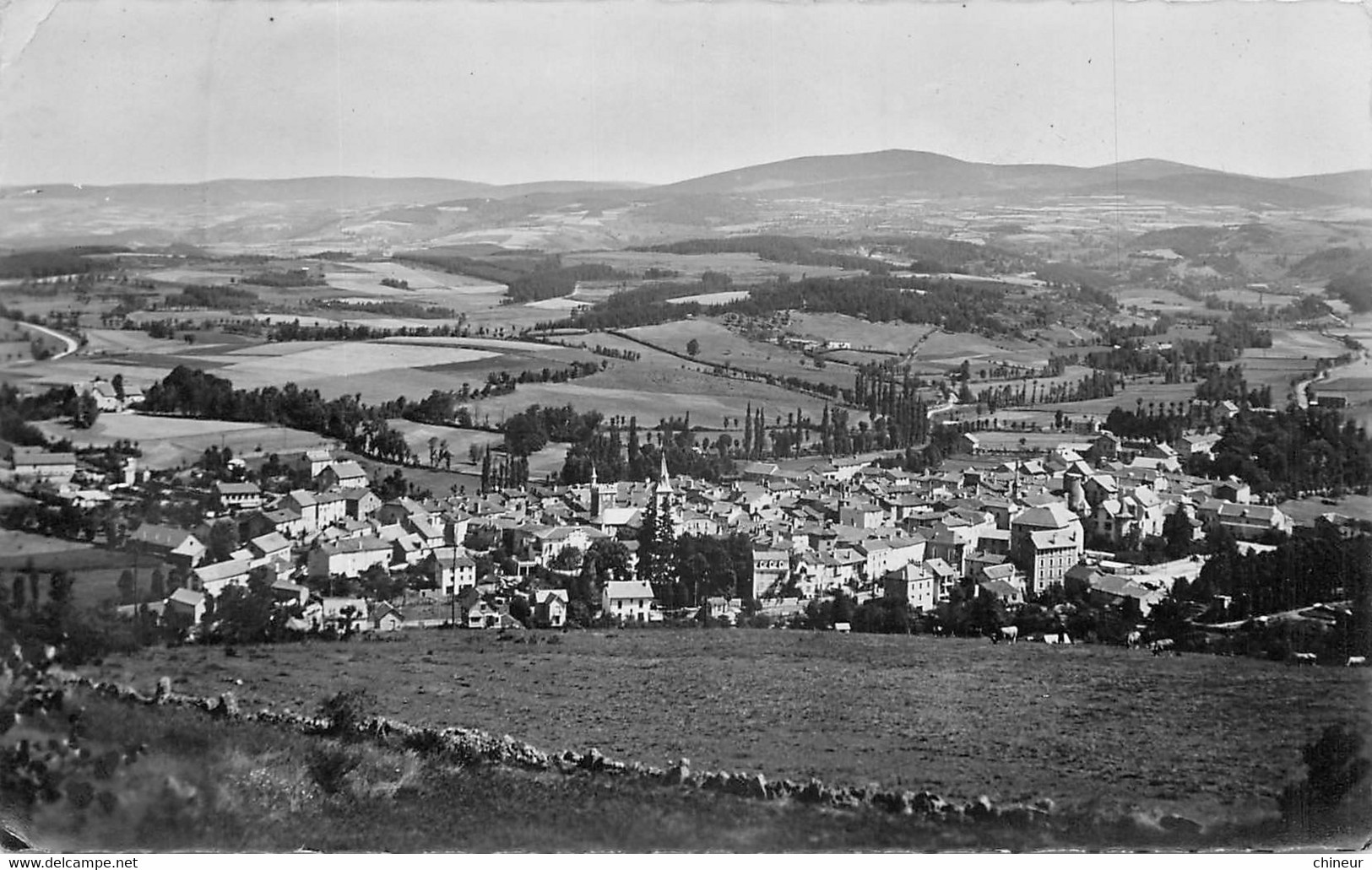 LE MALZIEU VILLE  VUE GENERALE AERIENNE - Sonstige & Ohne Zuordnung