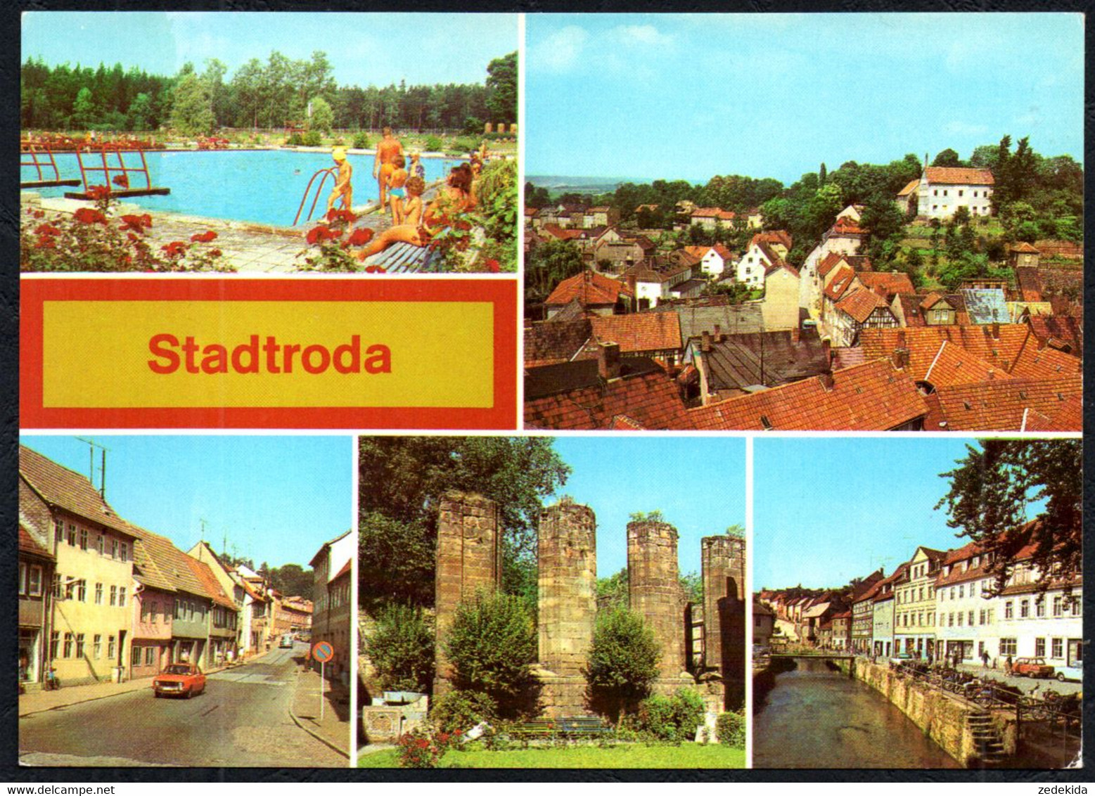 F8246 - Stadtroda - Freibad - Bild Und Heimat Reichenbach - Stadtroda