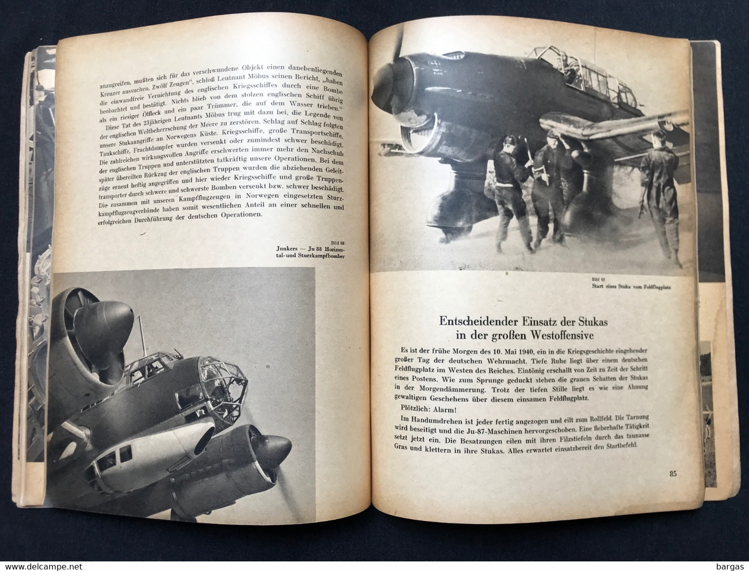 militaria - 1941 livre aviation avion allemand LUFTWAFFE STURZKAMPF FLUGZEUGE