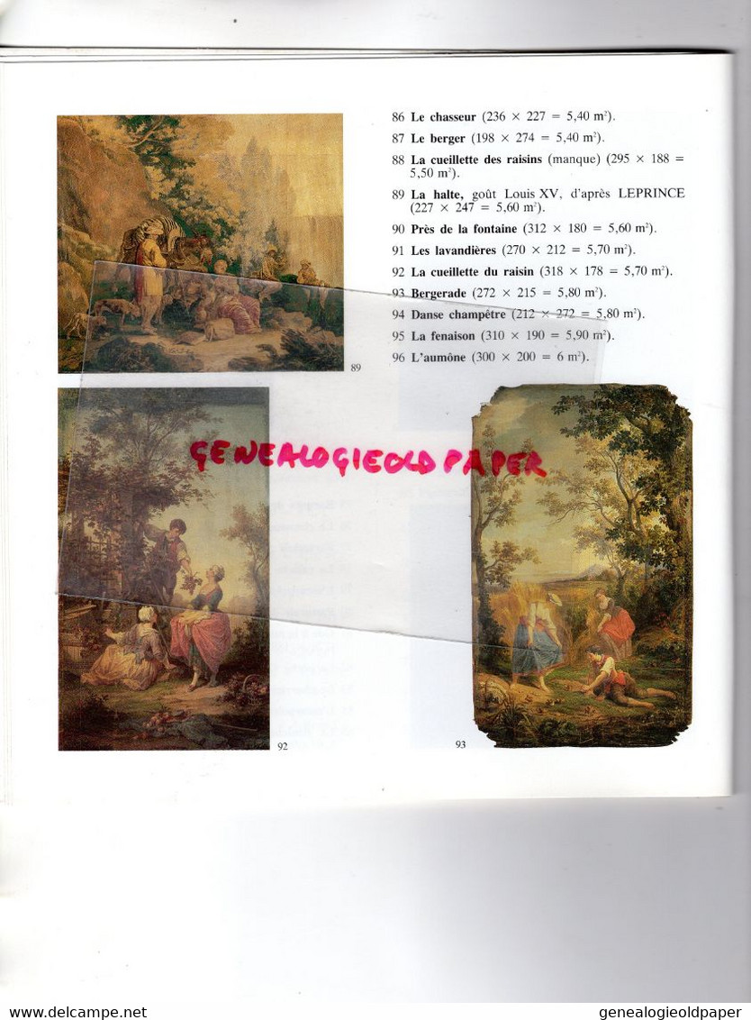 23- AUBUSSON- RARE CATALOGUE CARTONS TAPISSERIES PANNEAUX DECORATIFS HECQUET-1991-ALAIN TURPIN-ROLAND LOMBARD-LIMOGES