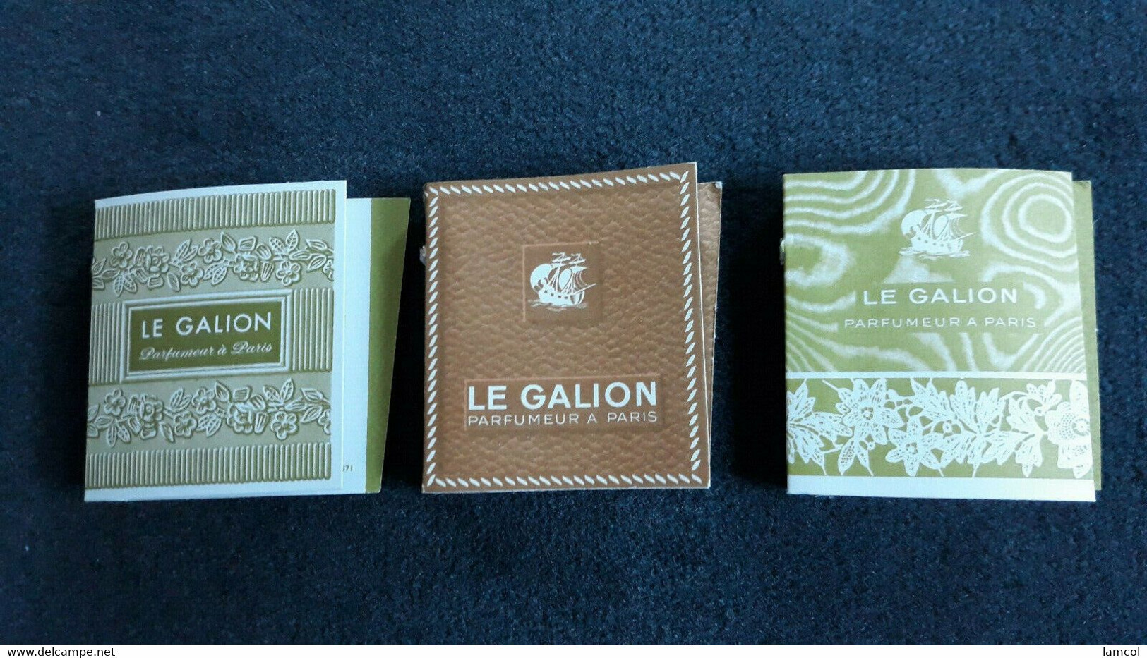 Trois échantillons Des Parfums LE GALION - SORTILEGE - Zonder Classificatie