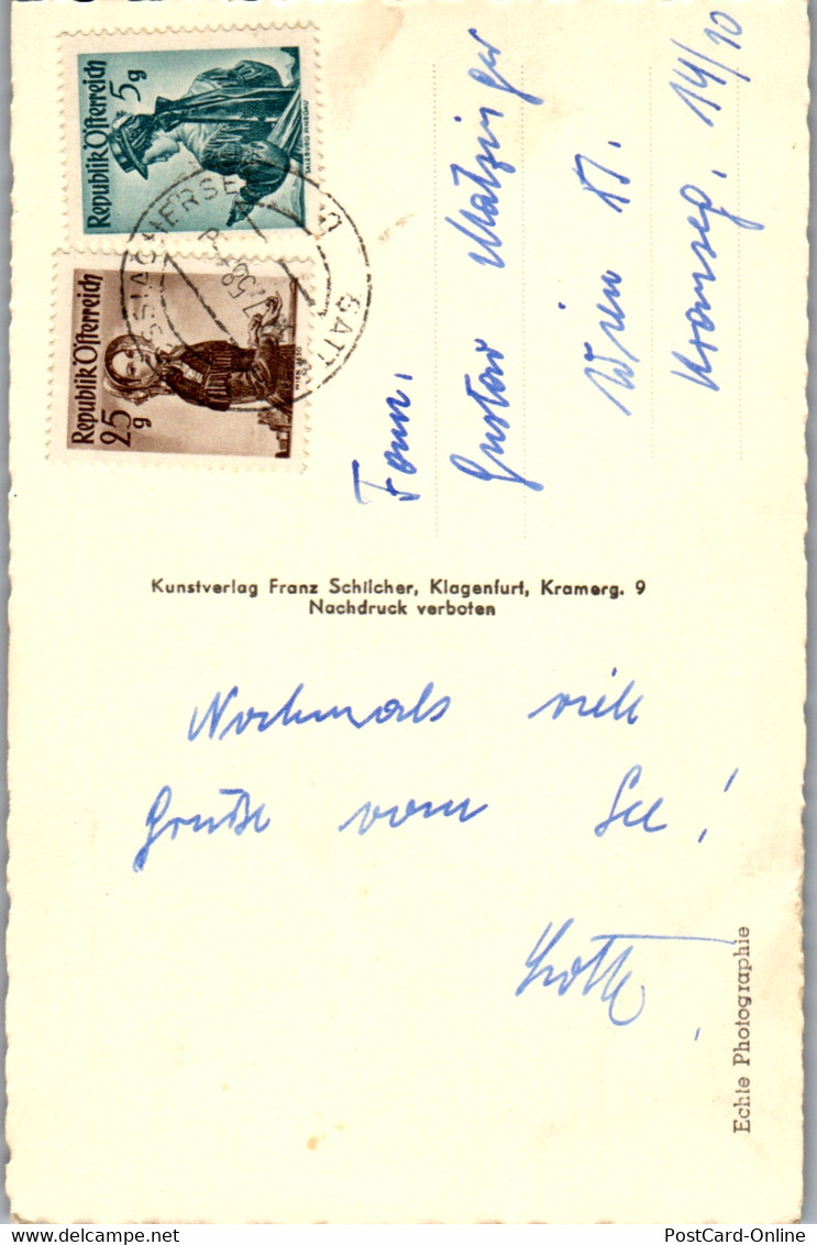 34324 - Kärnten - Ossiach Am Ossiachersee - Gelaufen 1958 - Ossiachersee-Orte