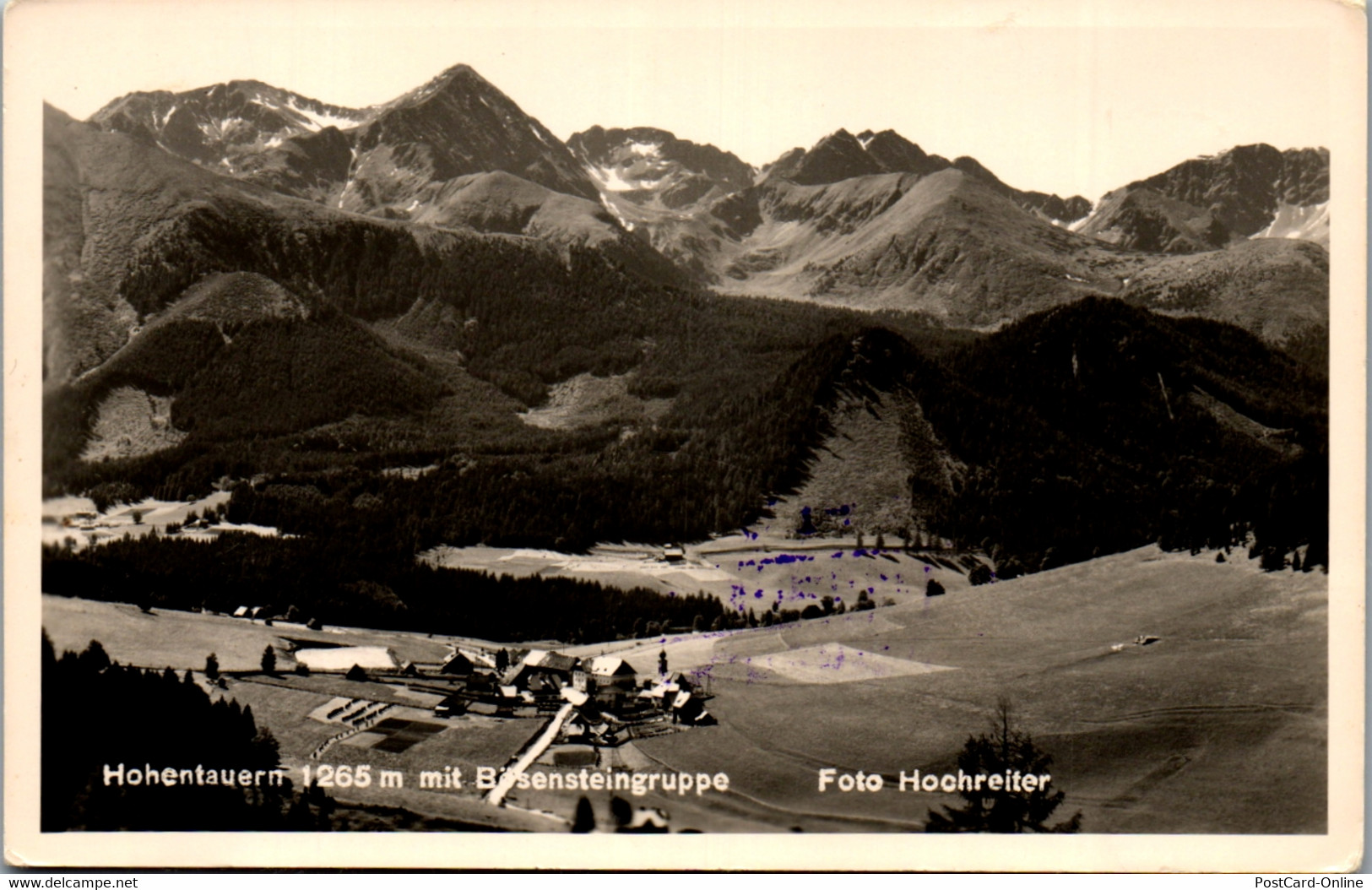 34473 - Steiermark - Hohentauern Mit Bösensteingruppe , Panorama - Gelaufen 1956 - Judenburg