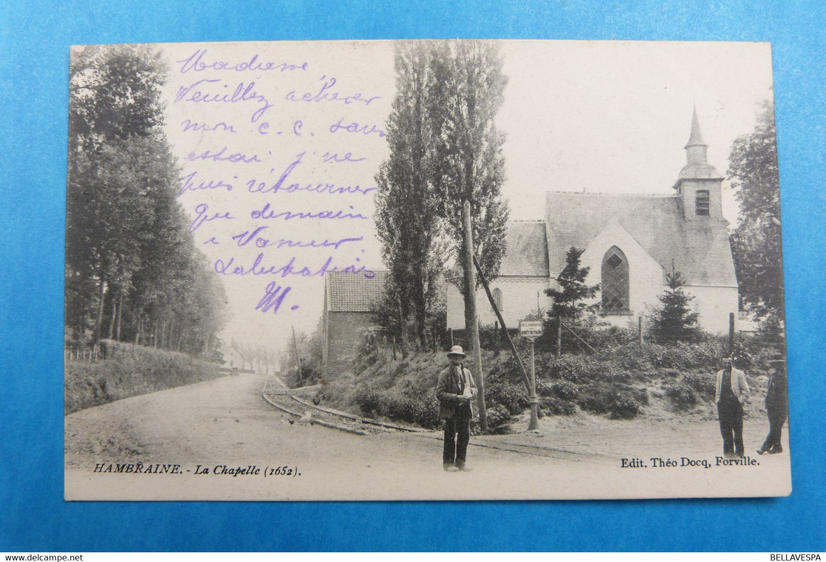 Hambraine La Chapelle Edit T. Docq. Forville-  Fernelmont-1907 - Fernelmont