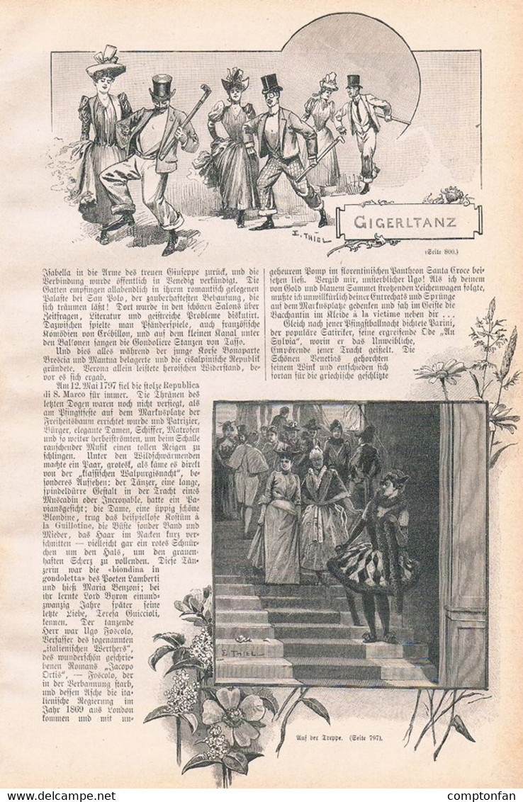 A102 1180 Charles Vetter Berlin Künstler Künstlerfest Artikel / Bilder 1892 !! - Andere & Zonder Classificatie