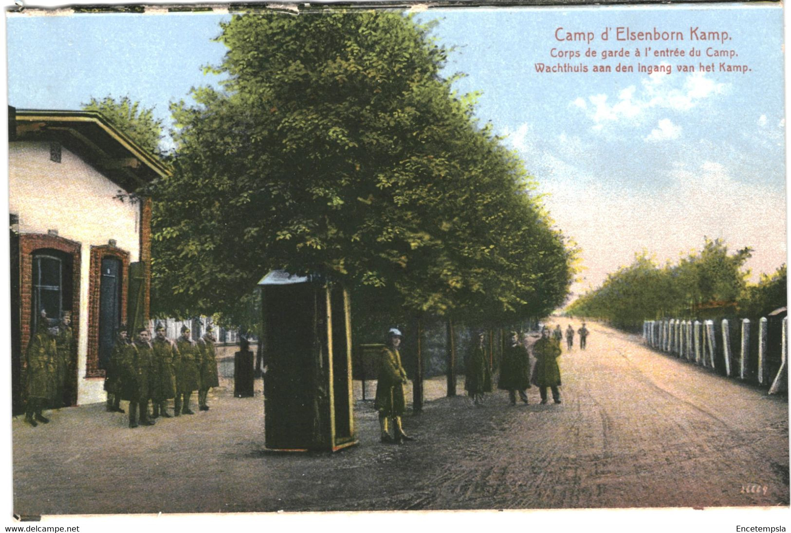 CPA Carte Postale  Belgique-Elsenborn  Corps De Garde à L'entrée Du Camp   VM51144 - Butgenbach - Butgenbach