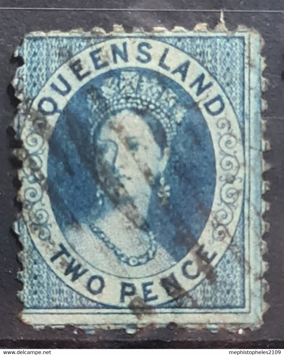 QUEENSLAND 1878 - Canceled - Sc# 58 - 2d - Oblitérés