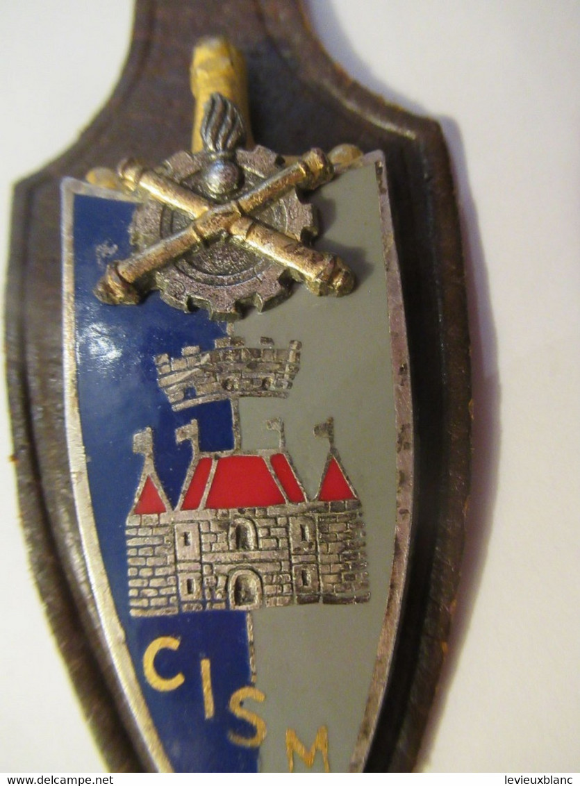 Militaria / Pucelle  Avec Cuir Ancienne / CISM/ Centre Instruction Service Matériel / Vers 1960 - 1980              PUC9 - Sonstige & Ohne Zuordnung