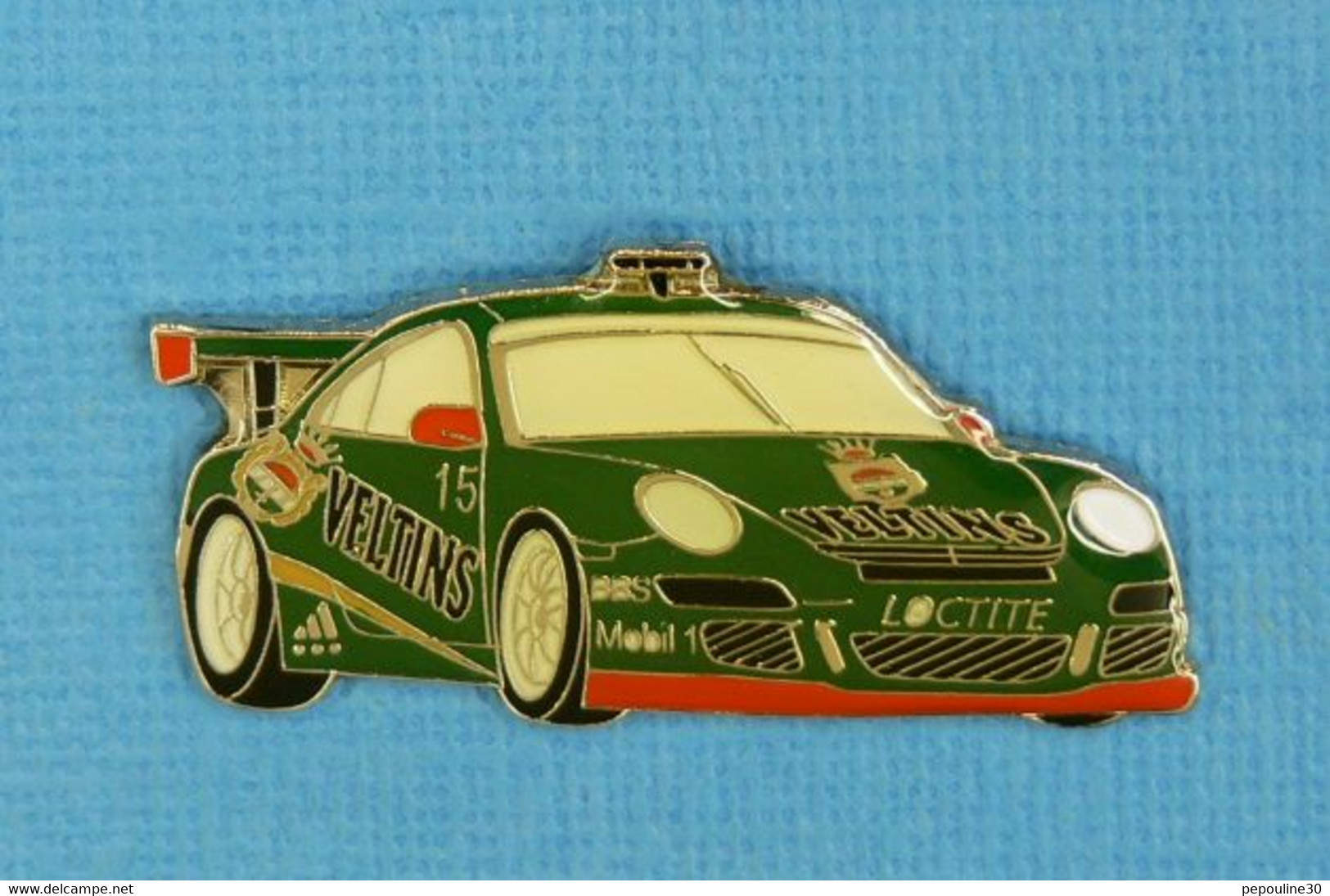 1 PIN'S //  ** PORSCHE 911 / VELTINS N°15 / 1997 ** - Porsche