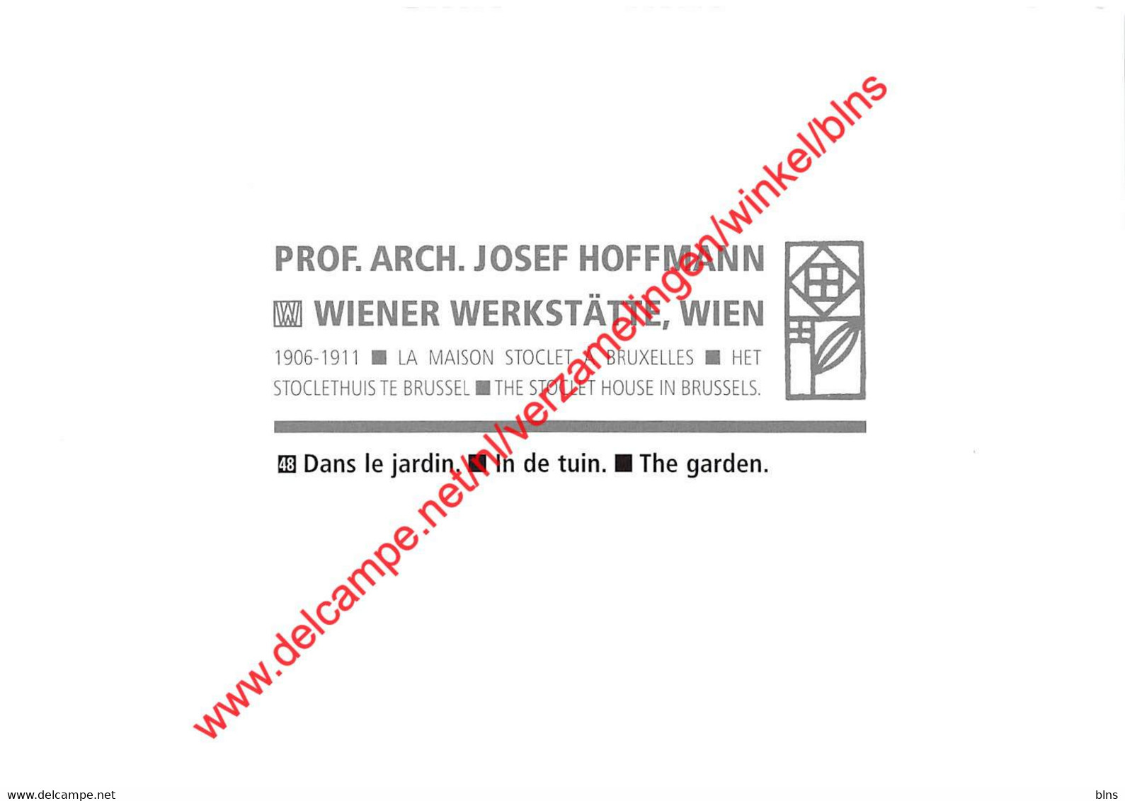 Maison Stoclet - Arch Josef Hoffmann - Dans Le Jardin - St-Pieters-Woluwe - Woluwe-St-Pierre - Woluwe-St-Pierre - St-Pieters-Woluwe