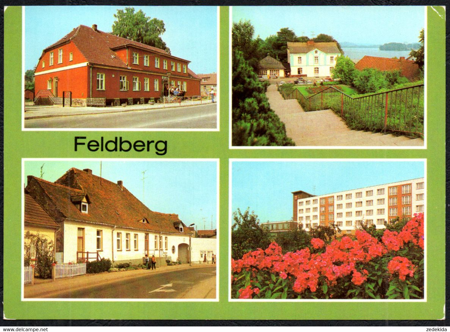 F8382 - Feldberg - Rathaus FDGB Heim Freundschaft Apotheke - Bild Und Heimat Reichenbach - Feldberg