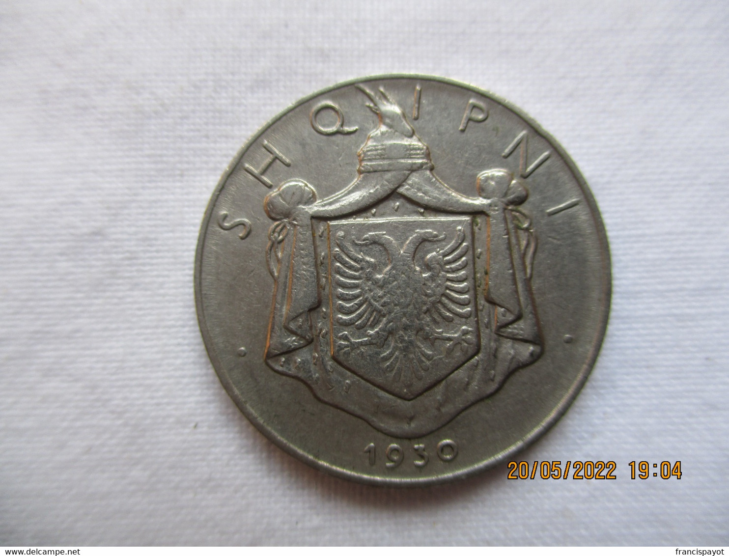 Albania: 1/2 Lek 1930 - Albanien