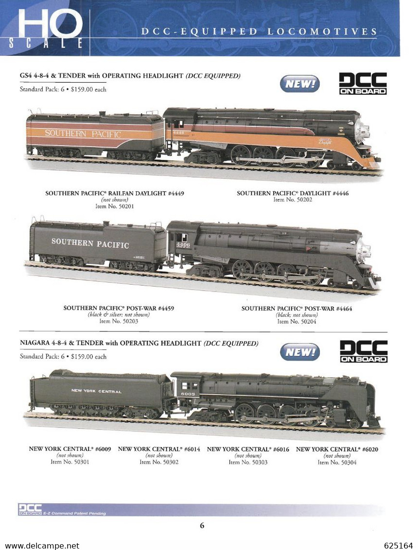 Catalogue BACHMANN USA 2006 Trains HO N O 1/20.3 - HO N On30 Spectrum - Inglés