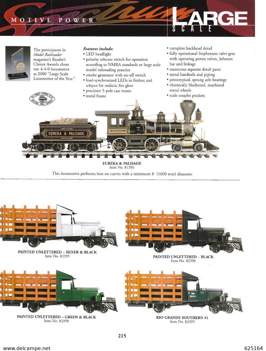 catalogue BACHMANN USA 2006 Trains HO N O 1/20.3 - HO N On30 Spectrum