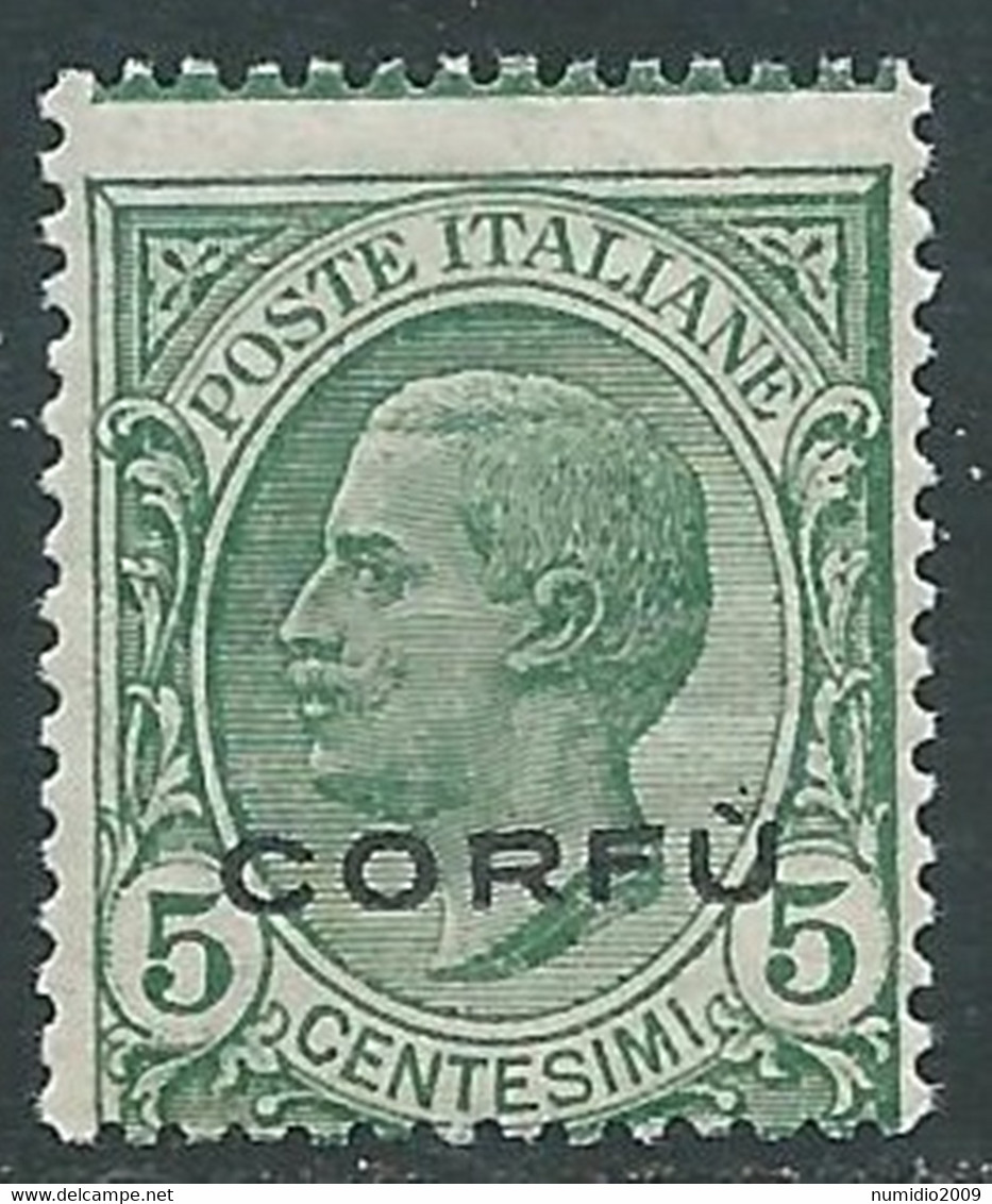 1923 CORFU EFFIGIE 5 CENT MNH ** - RF26 - Corfou