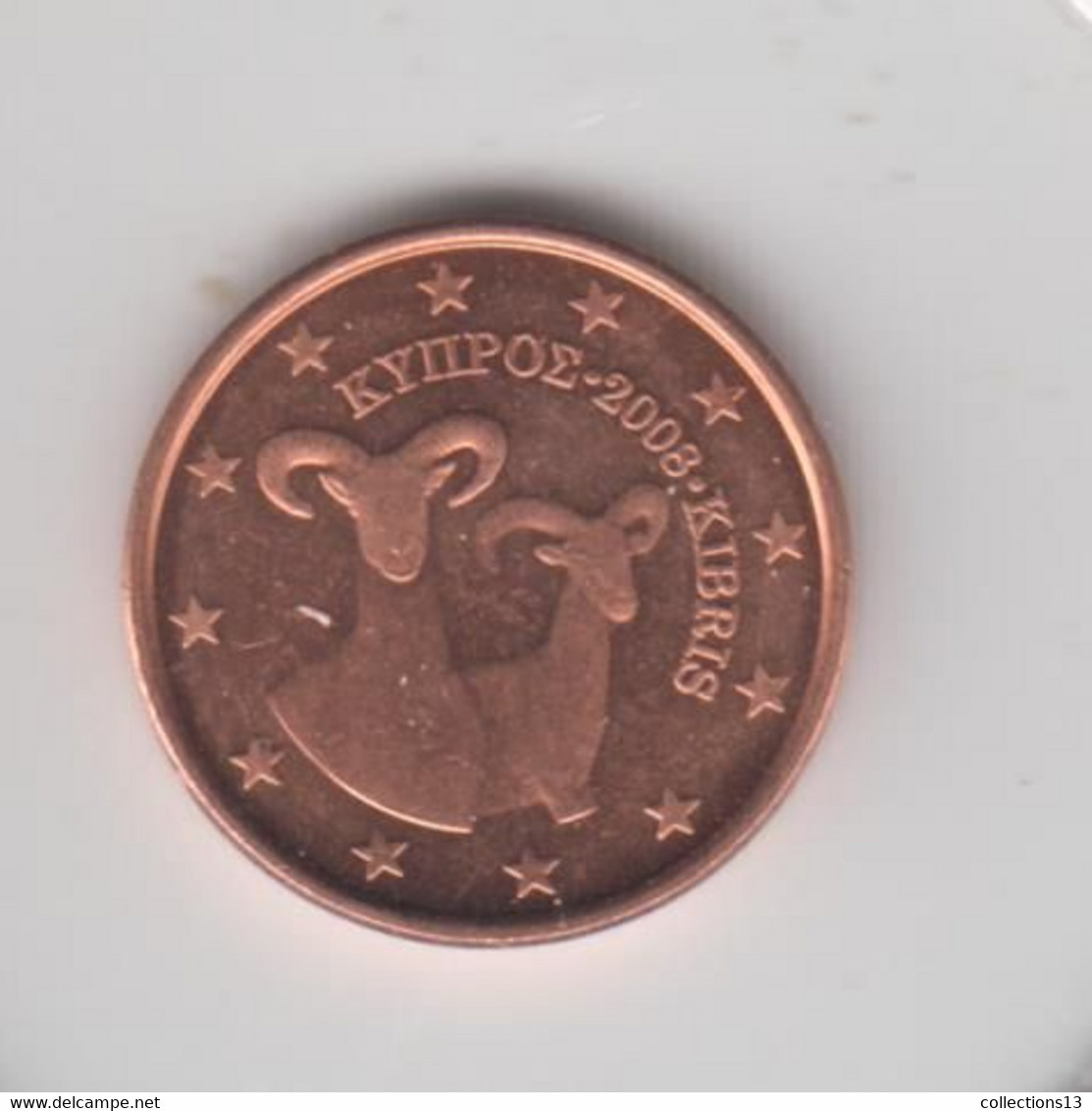 CHYPRE - 1 Cent + 2 Cents + 5 Cents 2008 - Cyprus
