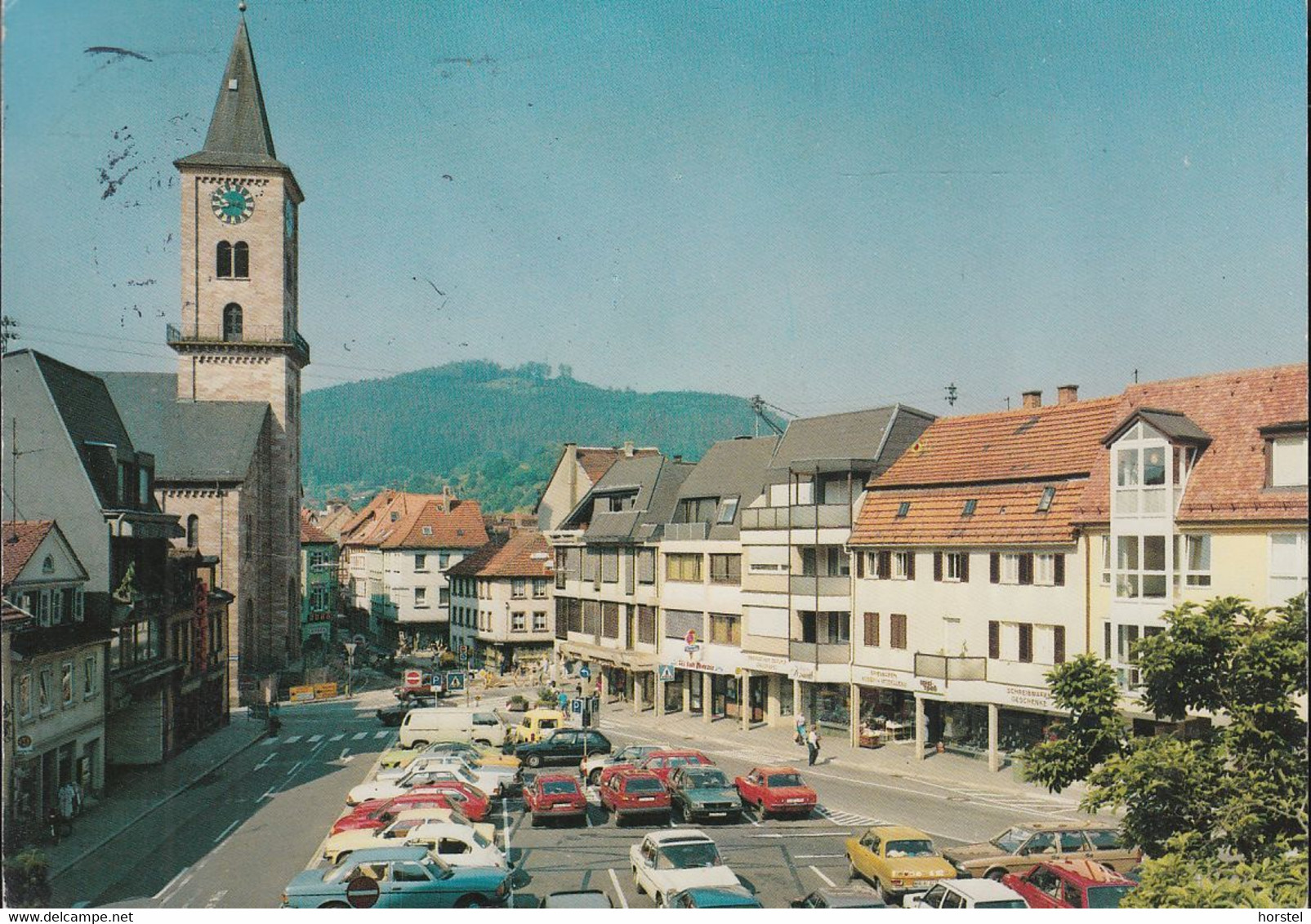 D-69412 Eberbach Am Neckar - Marktplatz - Cars - Opel Kadett - VW Bus - VW Käfer - VW Golf - Nice Stamp - Eberbach