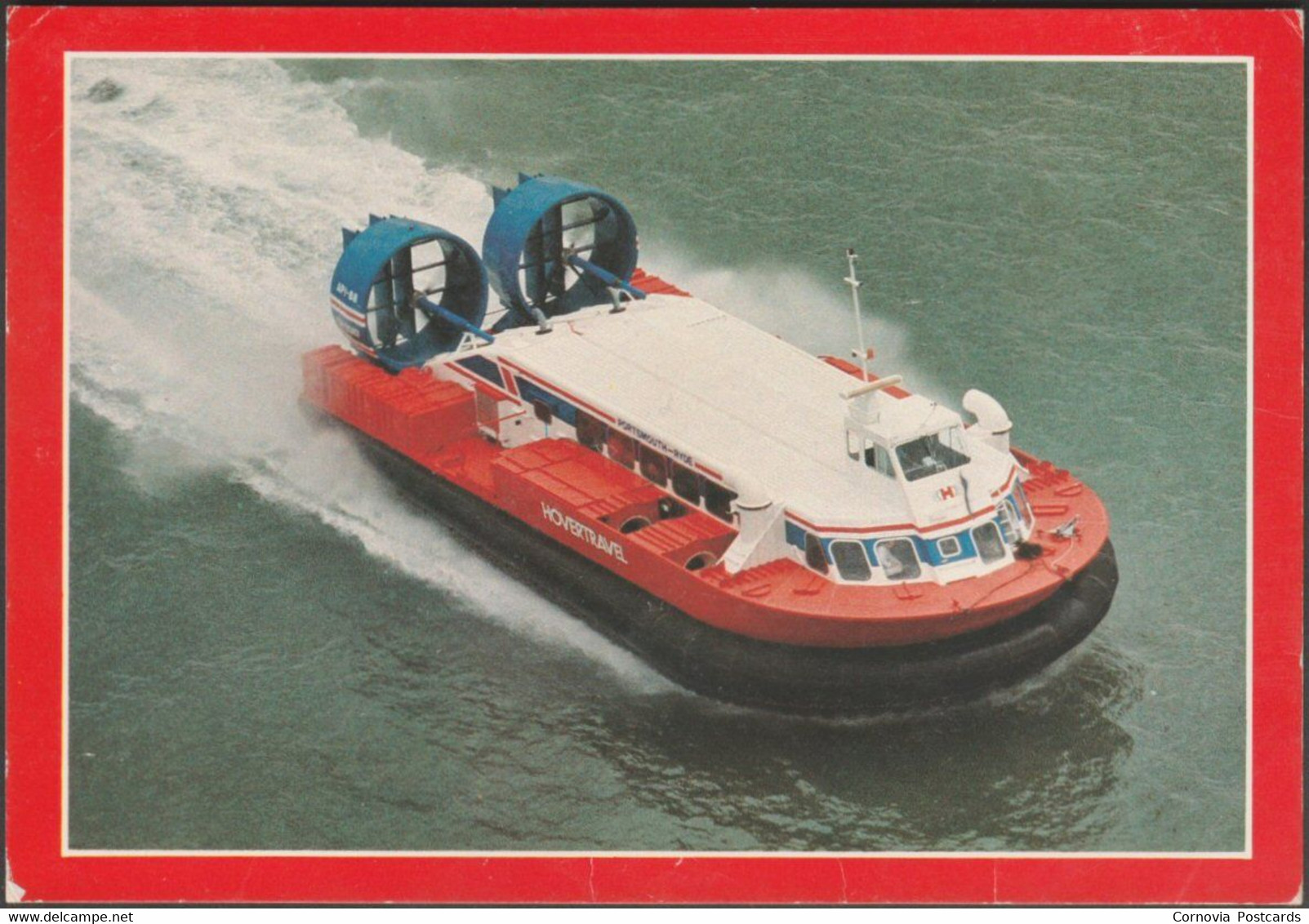 Ryde To Portsmouth Hovercraft, C.1980s - J Arthur Dixon Postcard - Hovercrafts