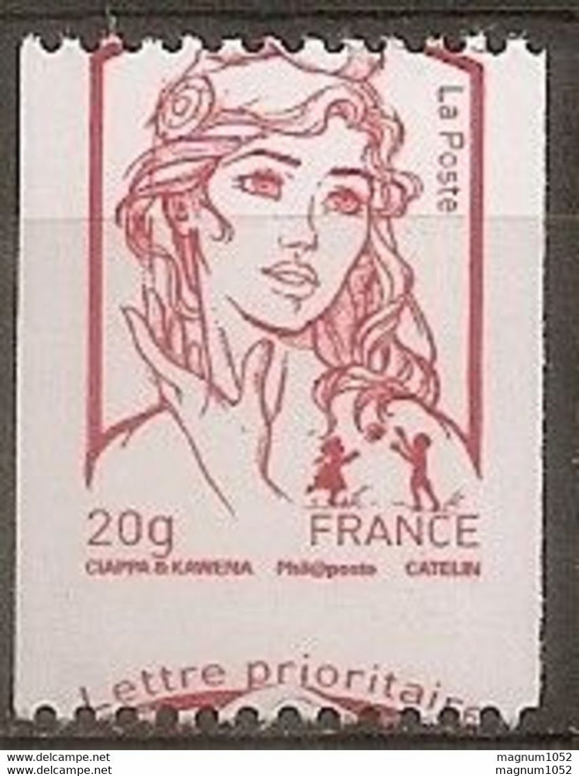 VARIETE  N 4779 ** 1 TB PIQUAGE CHEVAL + SANS LE N ° NOIR AU VERSO  - TRES VISIBLE AU SCANN - RRR !!! - Unused Stamps