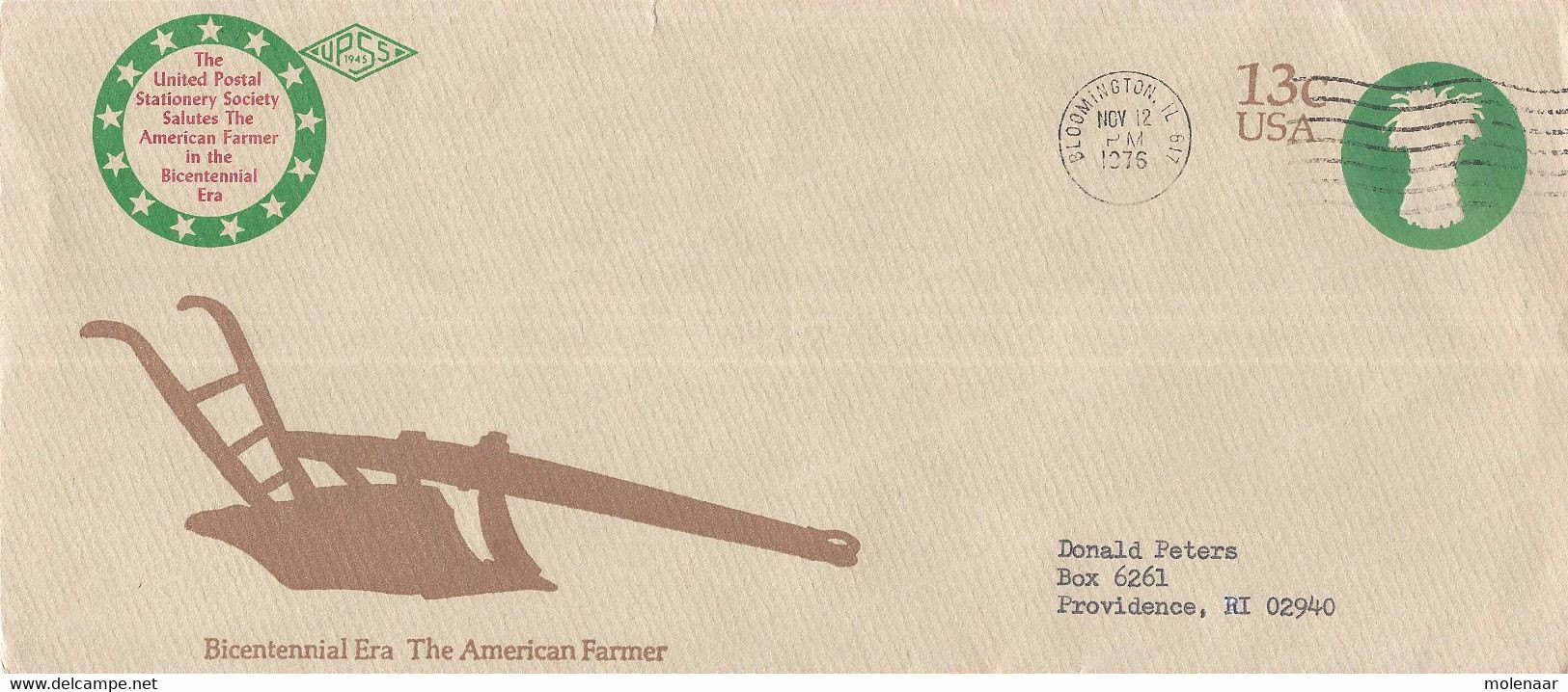 USA 12 briefomslagen gebruikt (7426)
