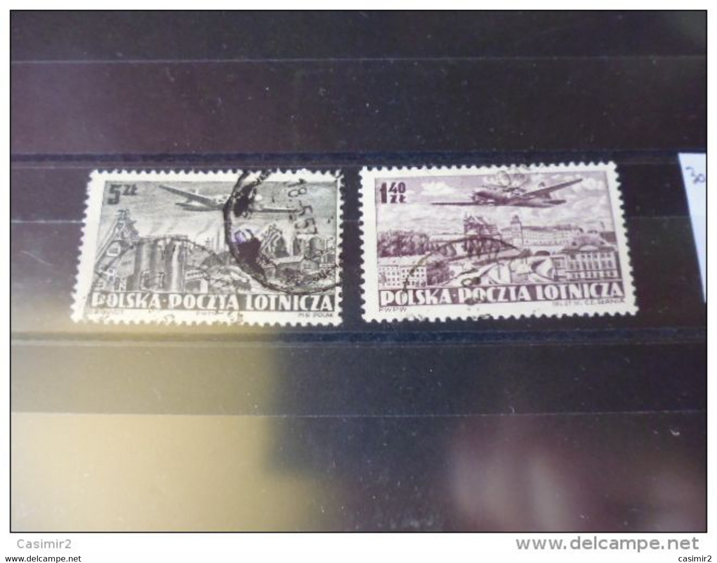 POLOGNE TIMBRE  COLLECTION  YVERT N° 30.31 - Gebraucht