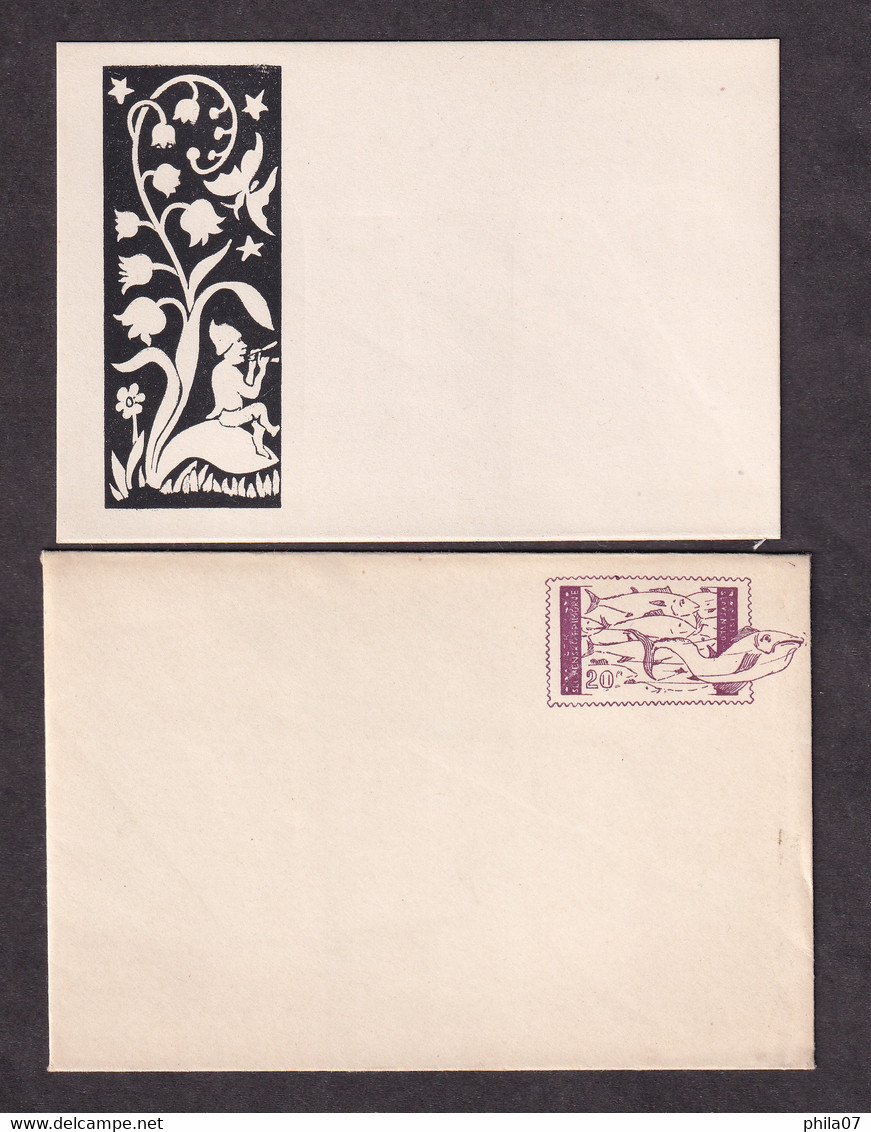 Philatelic Souvenir Of The Time. Print On Smaller Size Envelope And On Card Inside The Envelope. / 4 Scans - Jugoslawische Bes.: Slowenische Küste